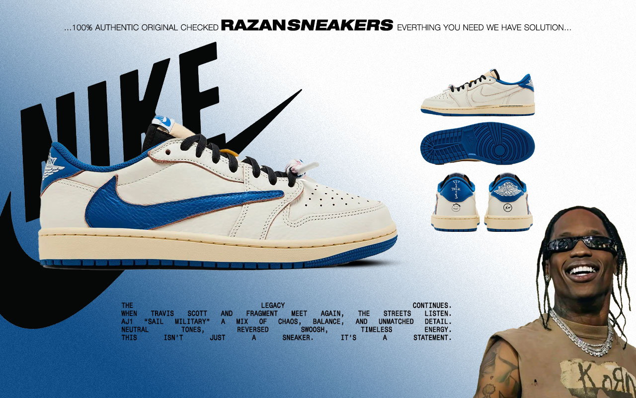 COMING SOON Air Jordan 1 Low Travis Scott Kolaborasi Hype yang Siap Gebrak Dunia Sneakers