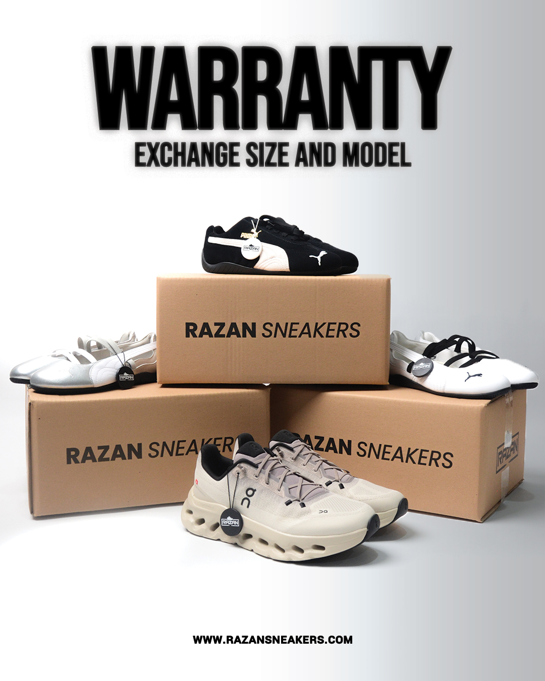 Exchange Warranty Size