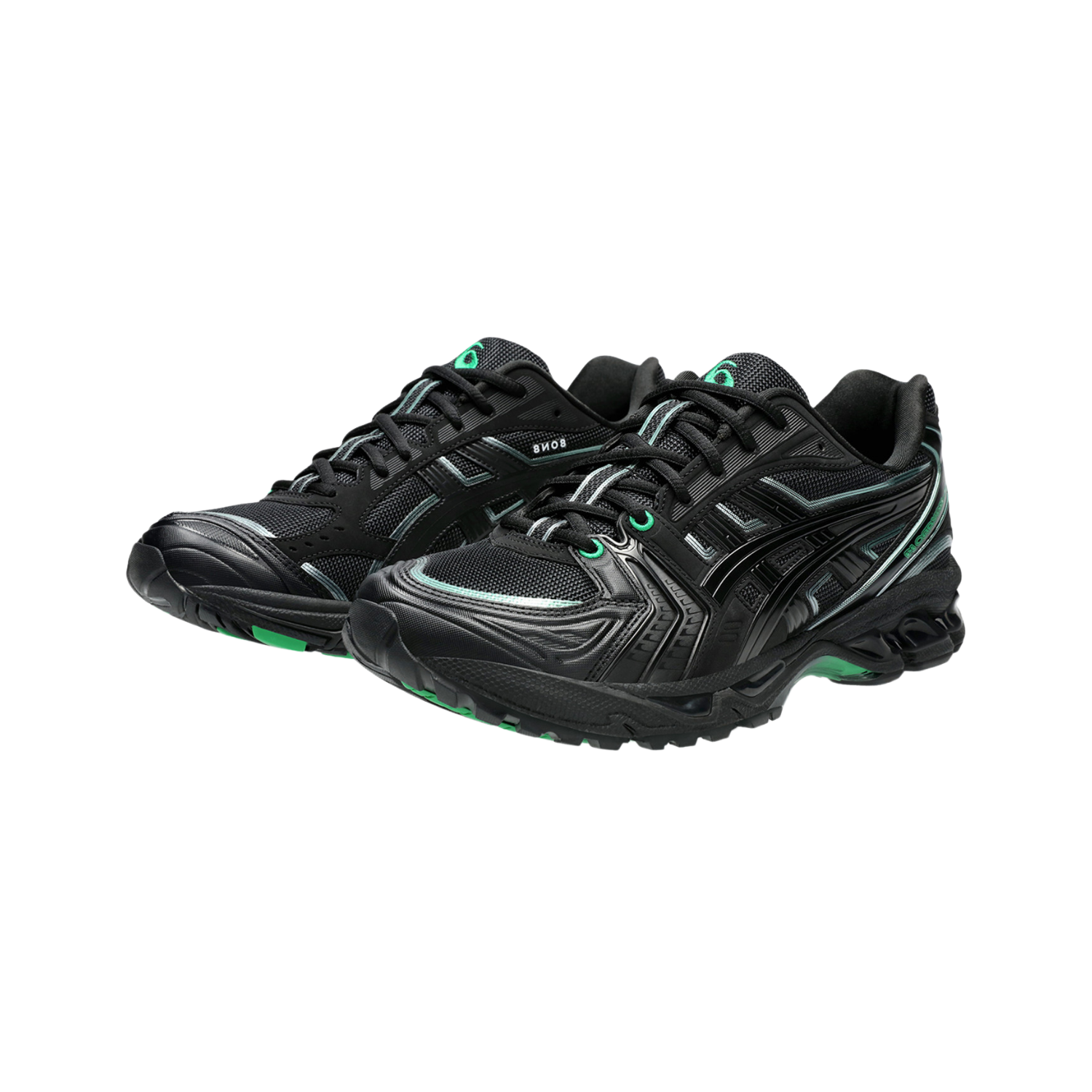Asics 8ON8 x Gel Kayano 14 Black Green - Razan Sneakers