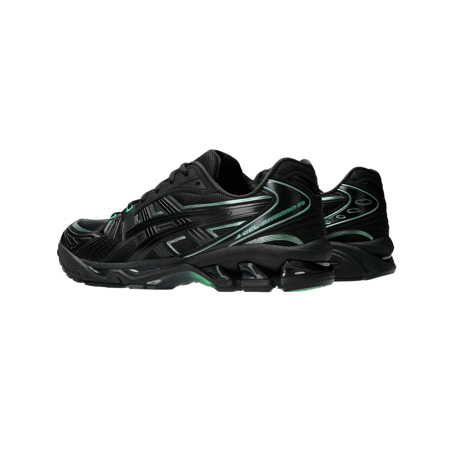 Asics 8ON8 x Gel Kayano 14 Black Green - Razan Sneakers