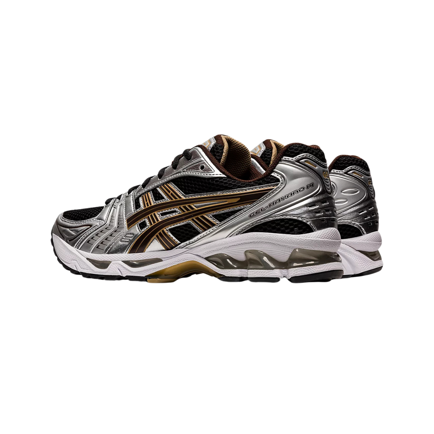 Asics Gel-Kayano 14 Black Coffee Silver - Razan Sneakers