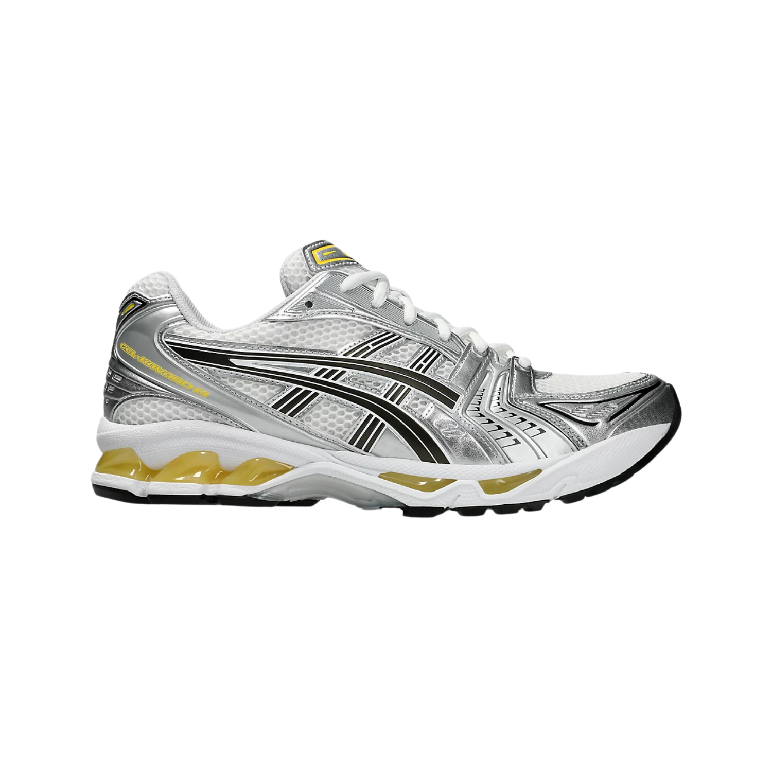 Asics Gel Kayano 14 White Tai Chi Yellow - Razan Sneakers