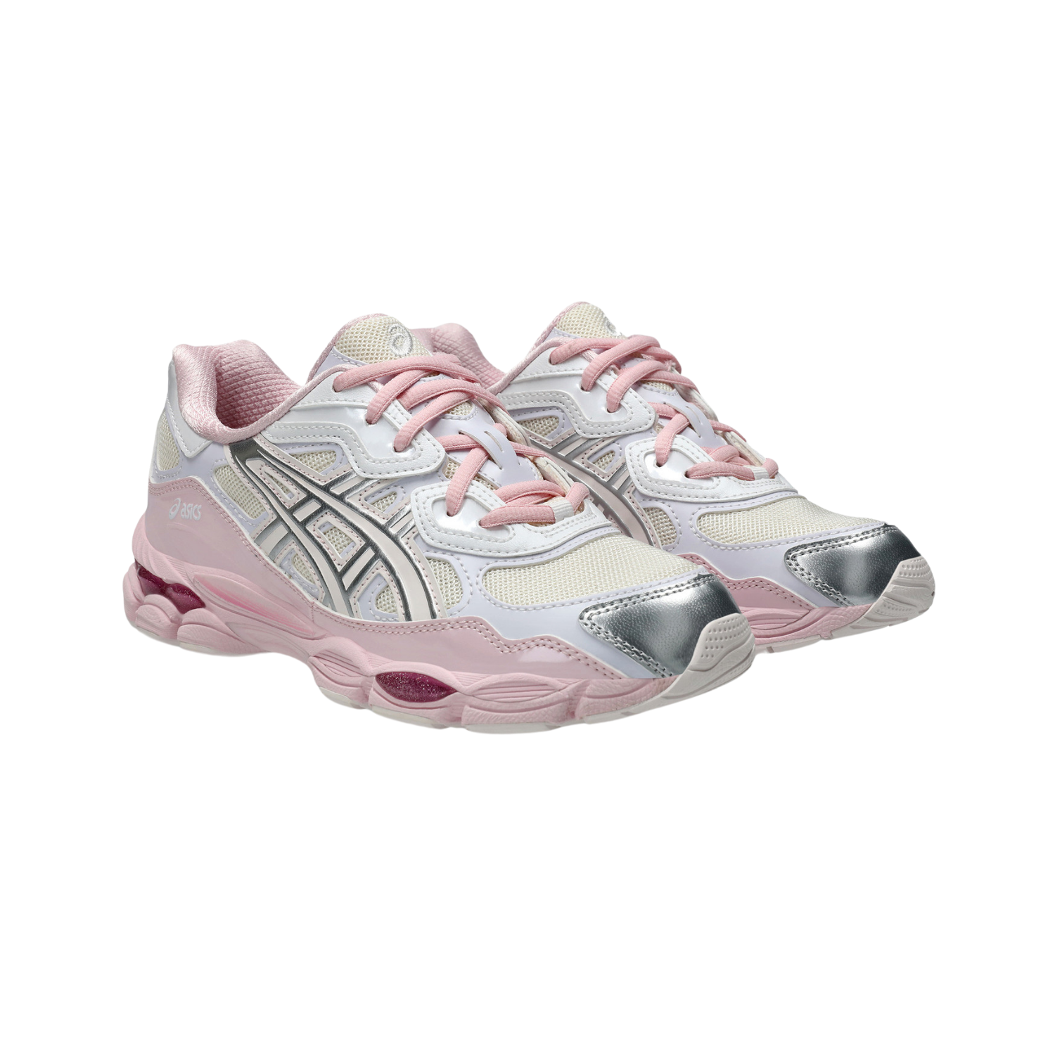 Asics Gel-NYC Pink Cream Pure Silver - Razan Sneakers