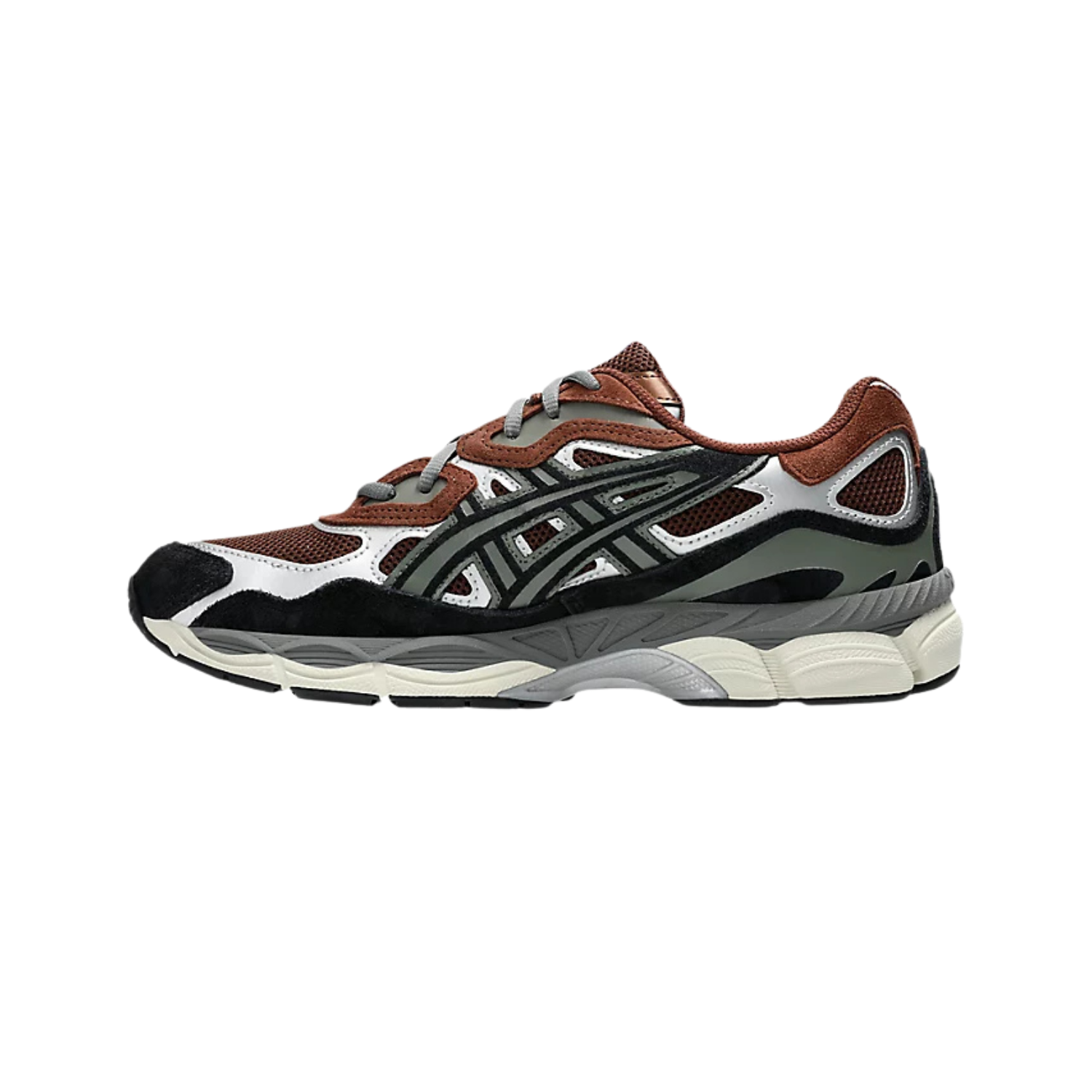 Asics Gel NYC Reddish Brown Steeple Grey - Razan Sneakers
