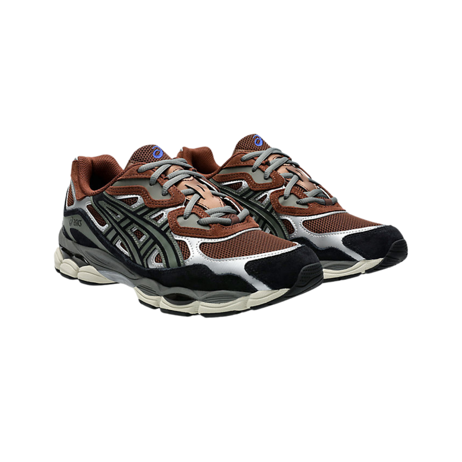Asics Gel NYC Reddish Brown Steeple Grey - Razan Sneakers