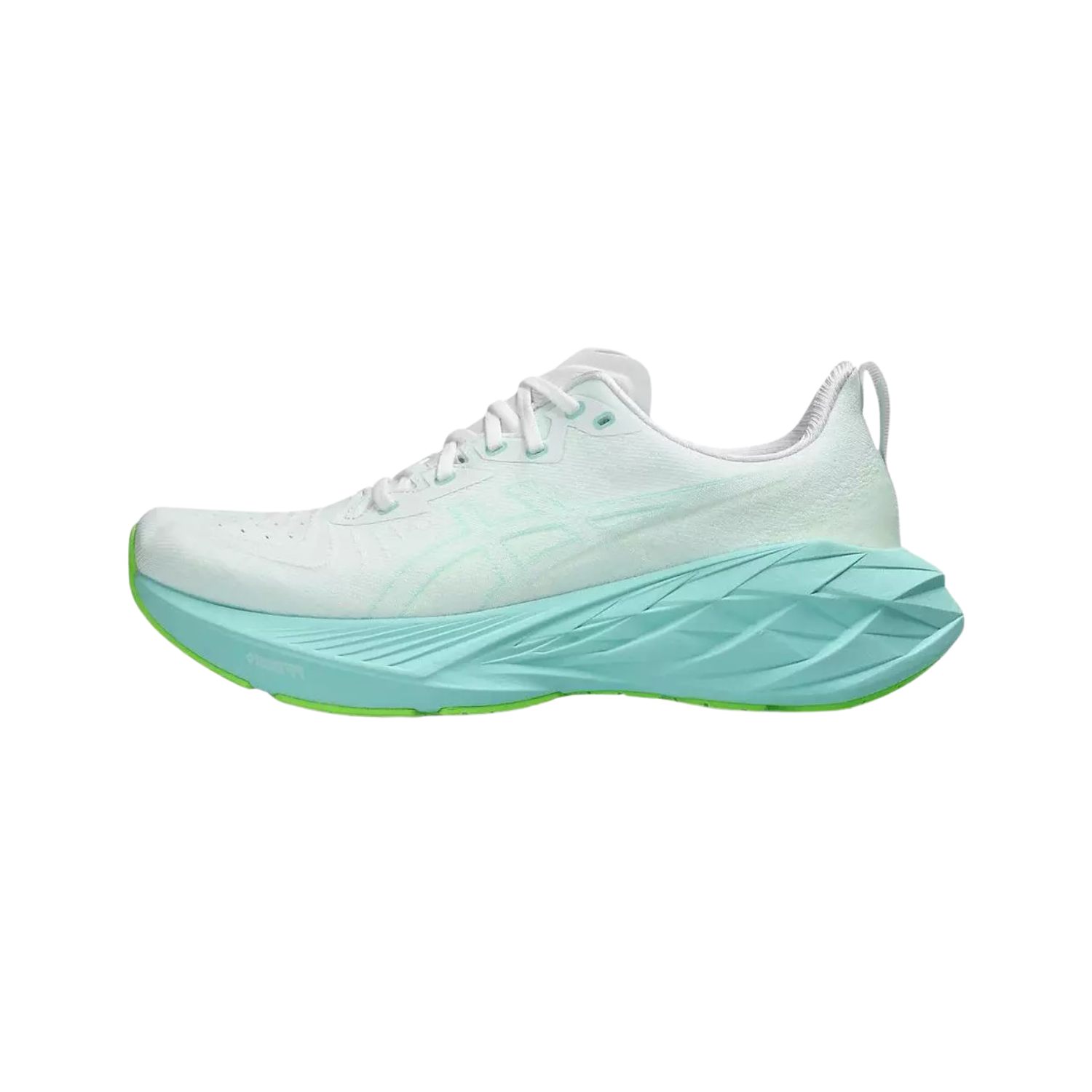 ASICS Novablast 4 White Illuminate Mint - Razan Sneakers