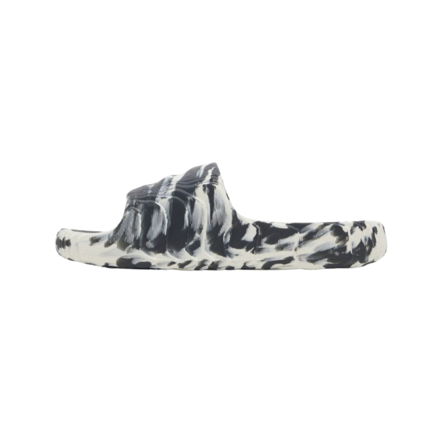 Adidas Adilette 22 Slide Carbon Aluminum Black - Razan Sneakers