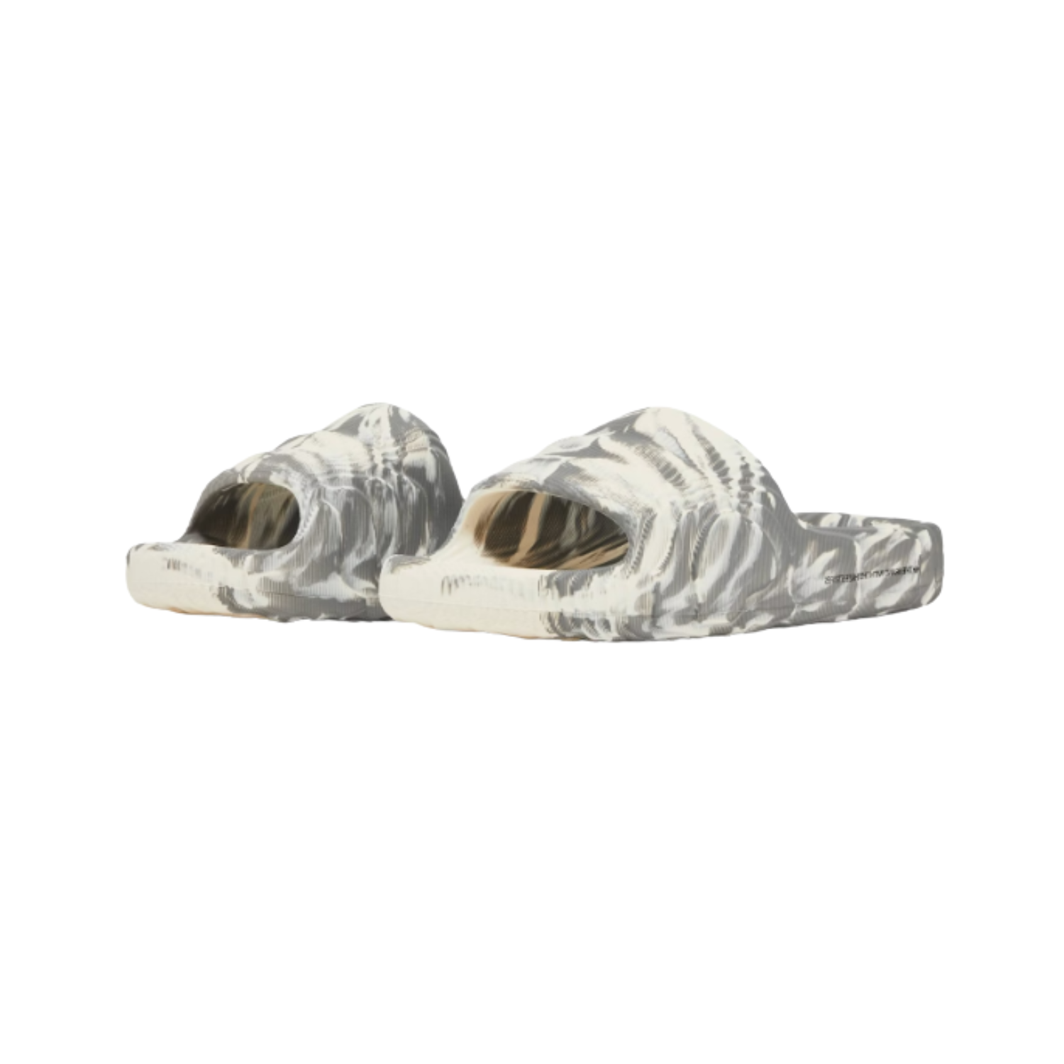 Adidas Adilette 22 Slides Wonder White Grey - Razan Sneakers