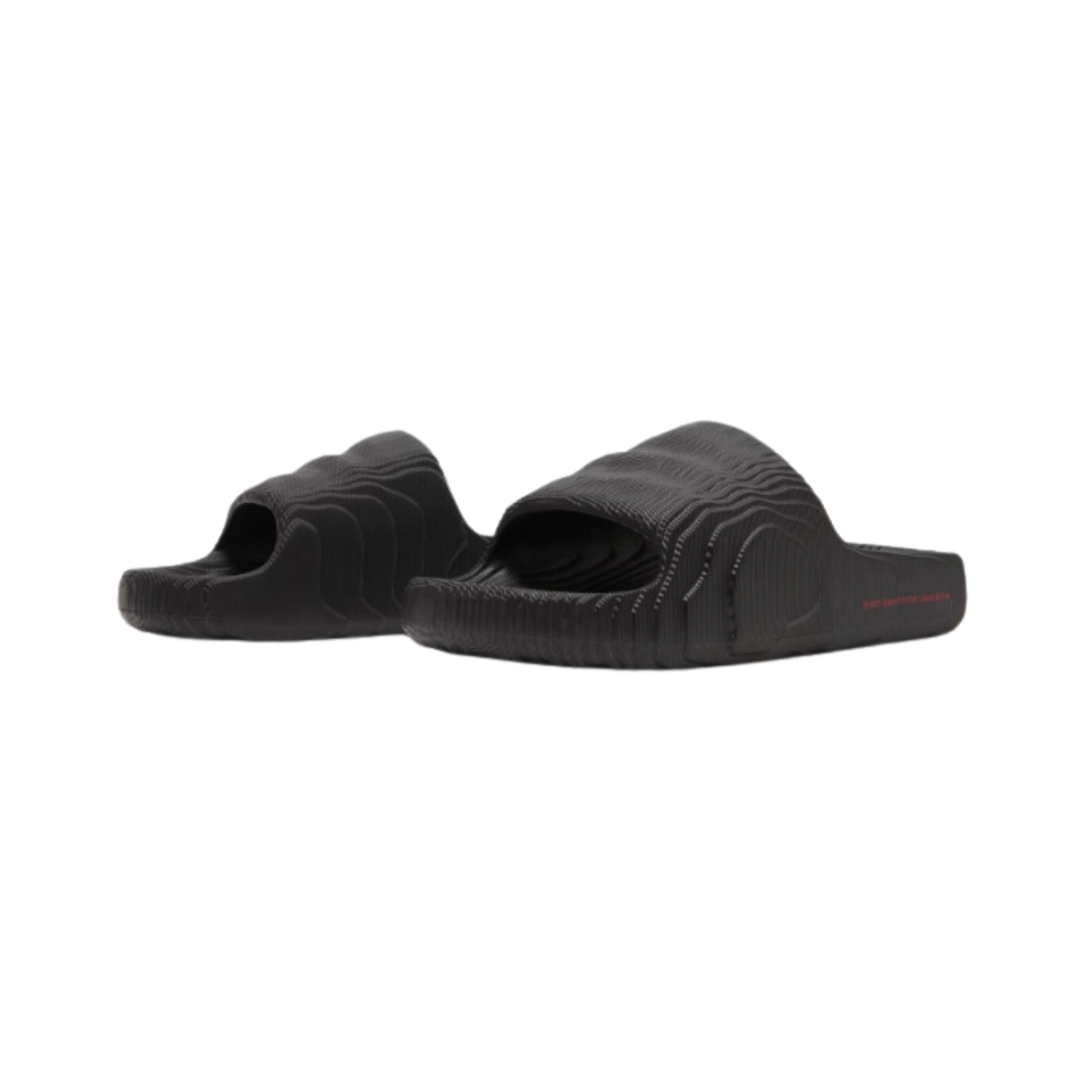 Adidas Adilette Slide Black Red - Razan Sneakers