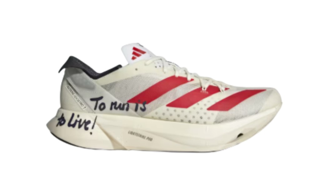 Adidas Adizero Adios Pro 3 RW5 Off White Better Scarlet - Razan Sneakers