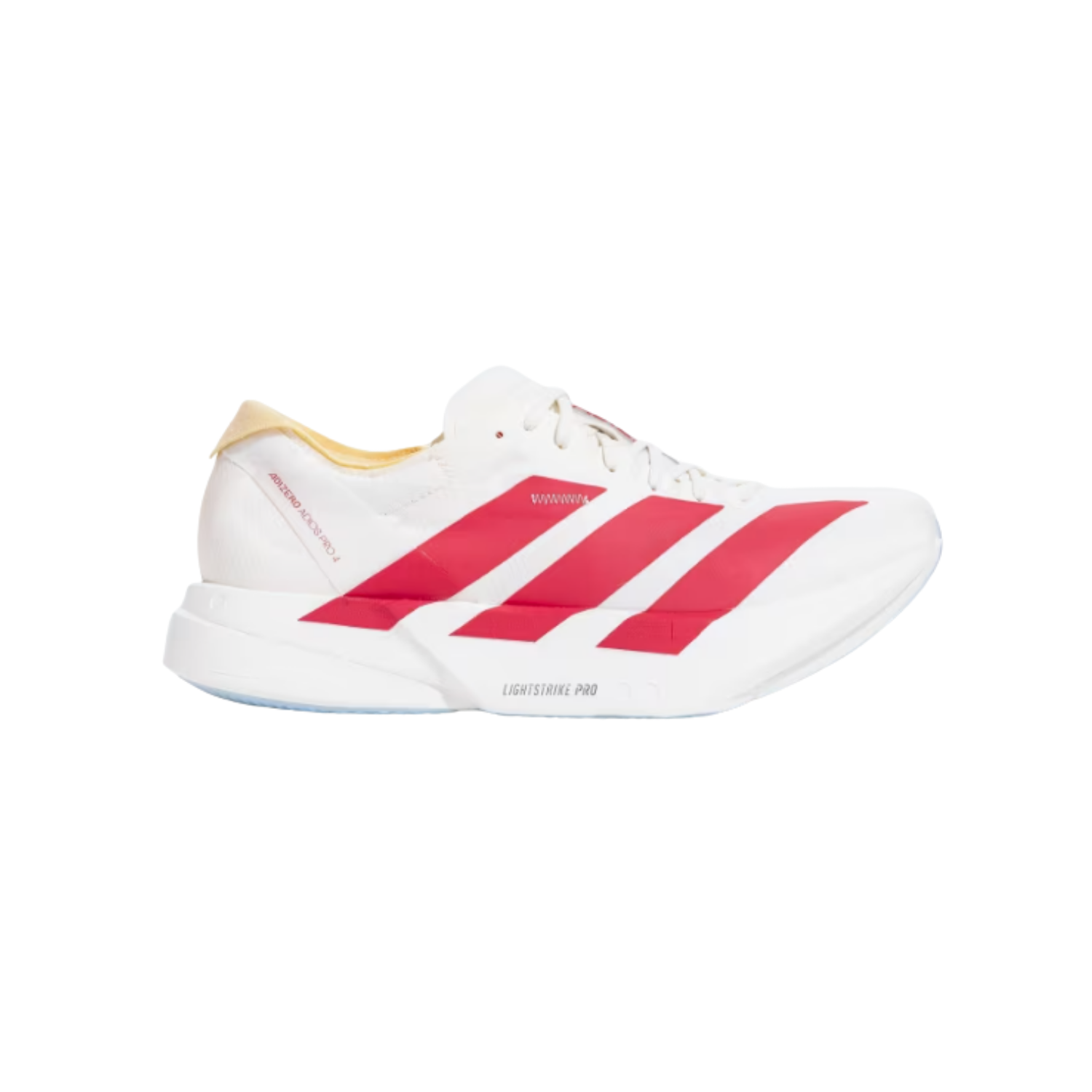Adidas Adizero Adios Pro 4 Off White Semi Lucid Red - Razan Sneakers