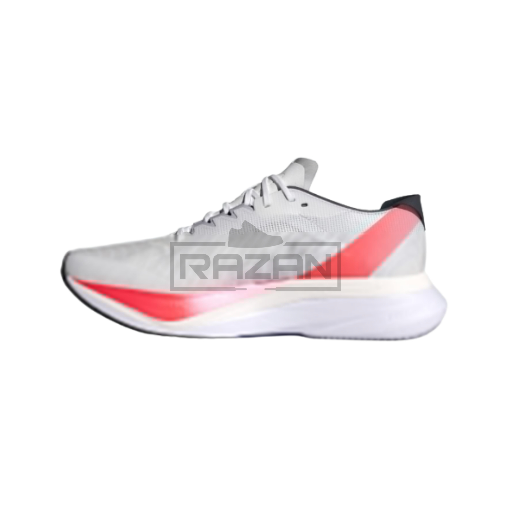Adidas Adizero Boston 12 White Red - Razan Sneakers