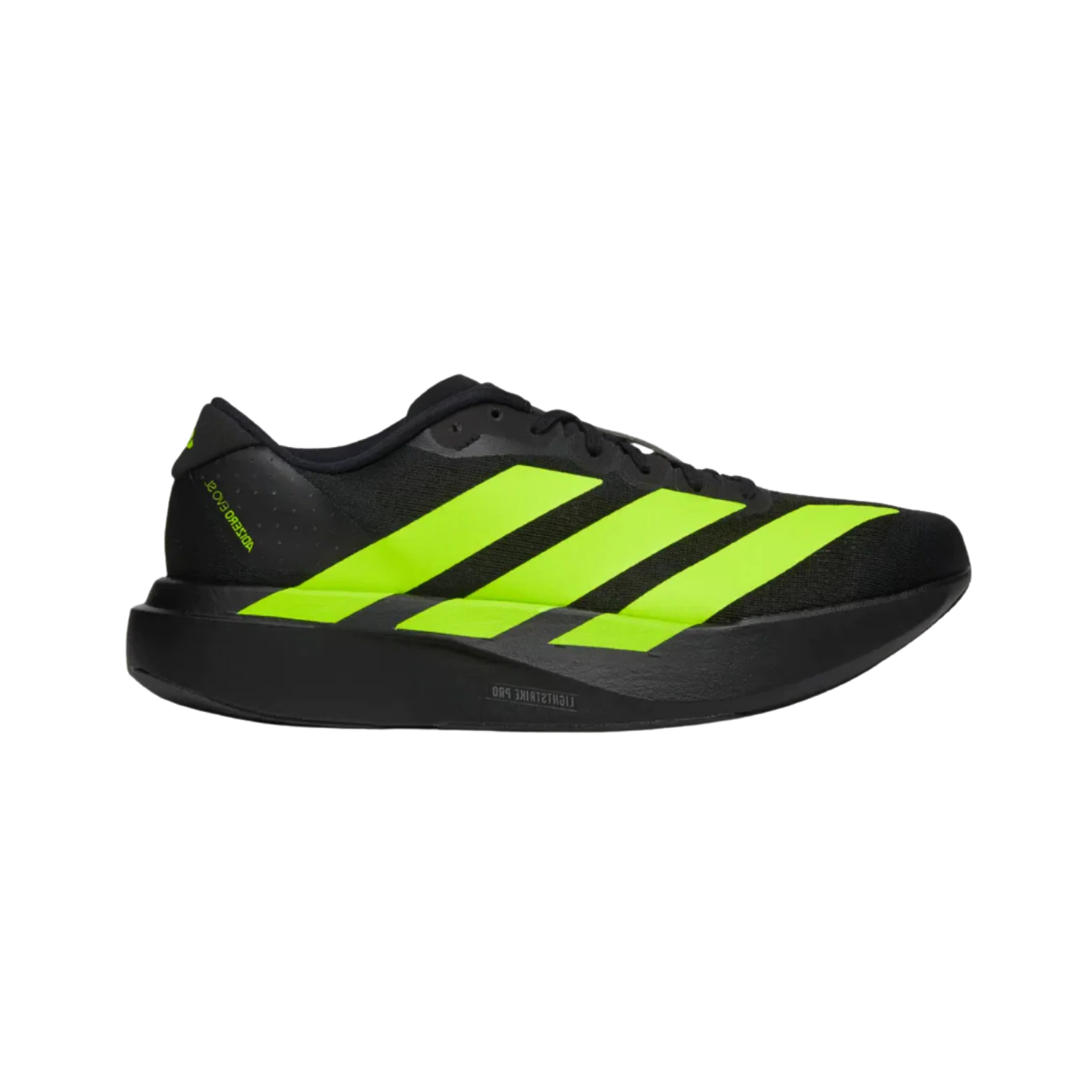 Adidas Adizero Evo SL Black Lucid Lemon - Razan Sneakers