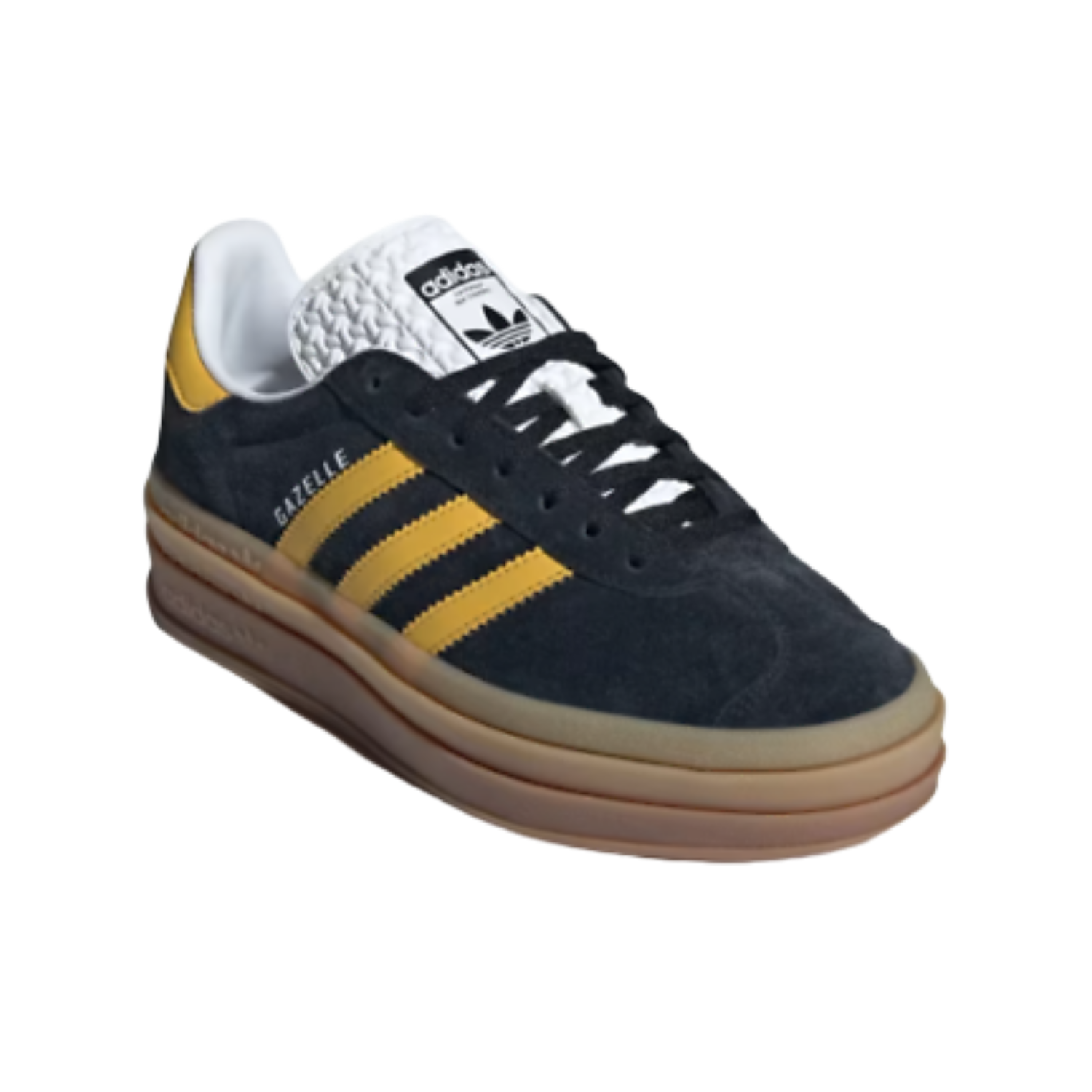 Adidas Gazelle Bold Black Gold Gum (W) - Razan Sneakers