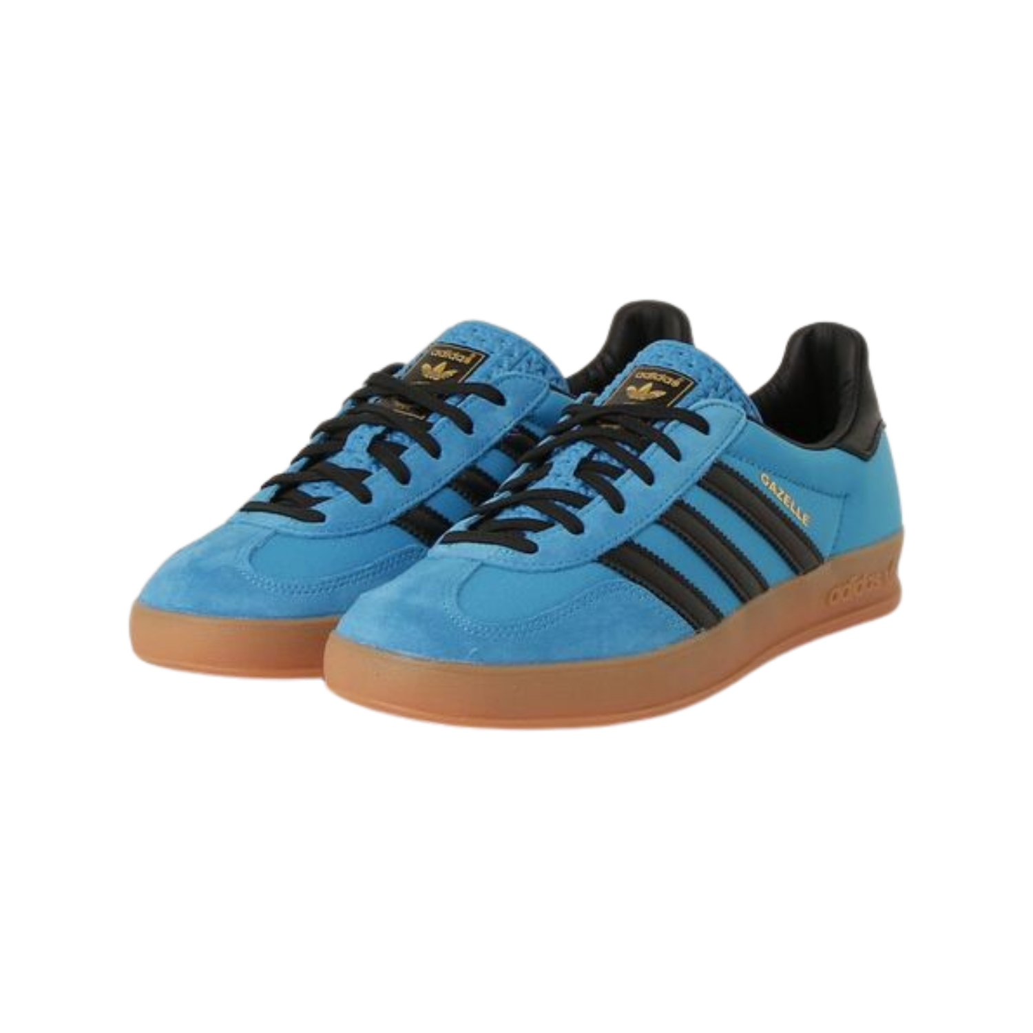 Adidas Gazelle Indoor Bright Blue Black Gum - Razan Sneakers
