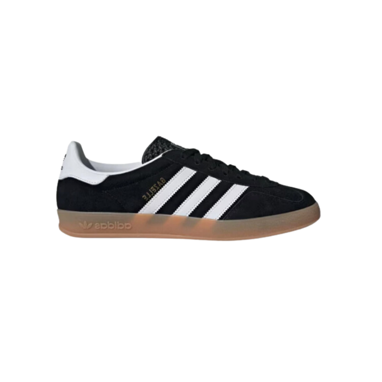 Adidas Gazelle Indoor Core Black White Gum - Razan Sneakers