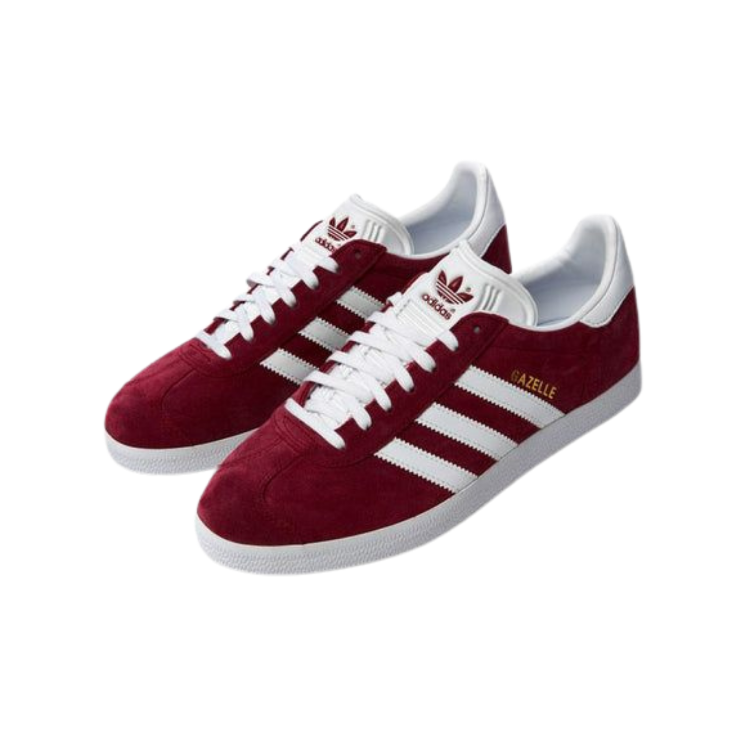Adidas Gazelle Red White Nubuck - Razan Sneakers