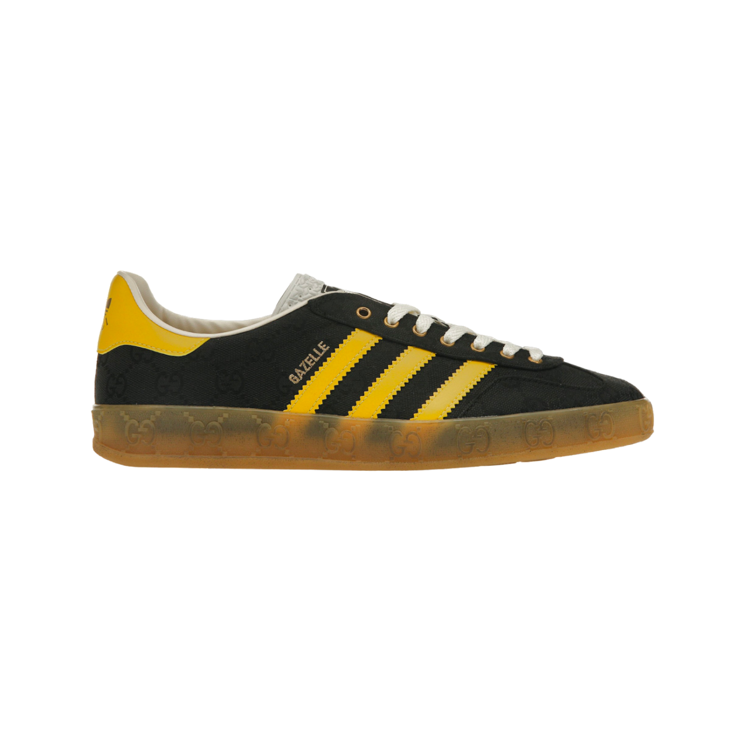 Adidas Gazelle x Gucci Black GG Monogram - Razan Sneakers