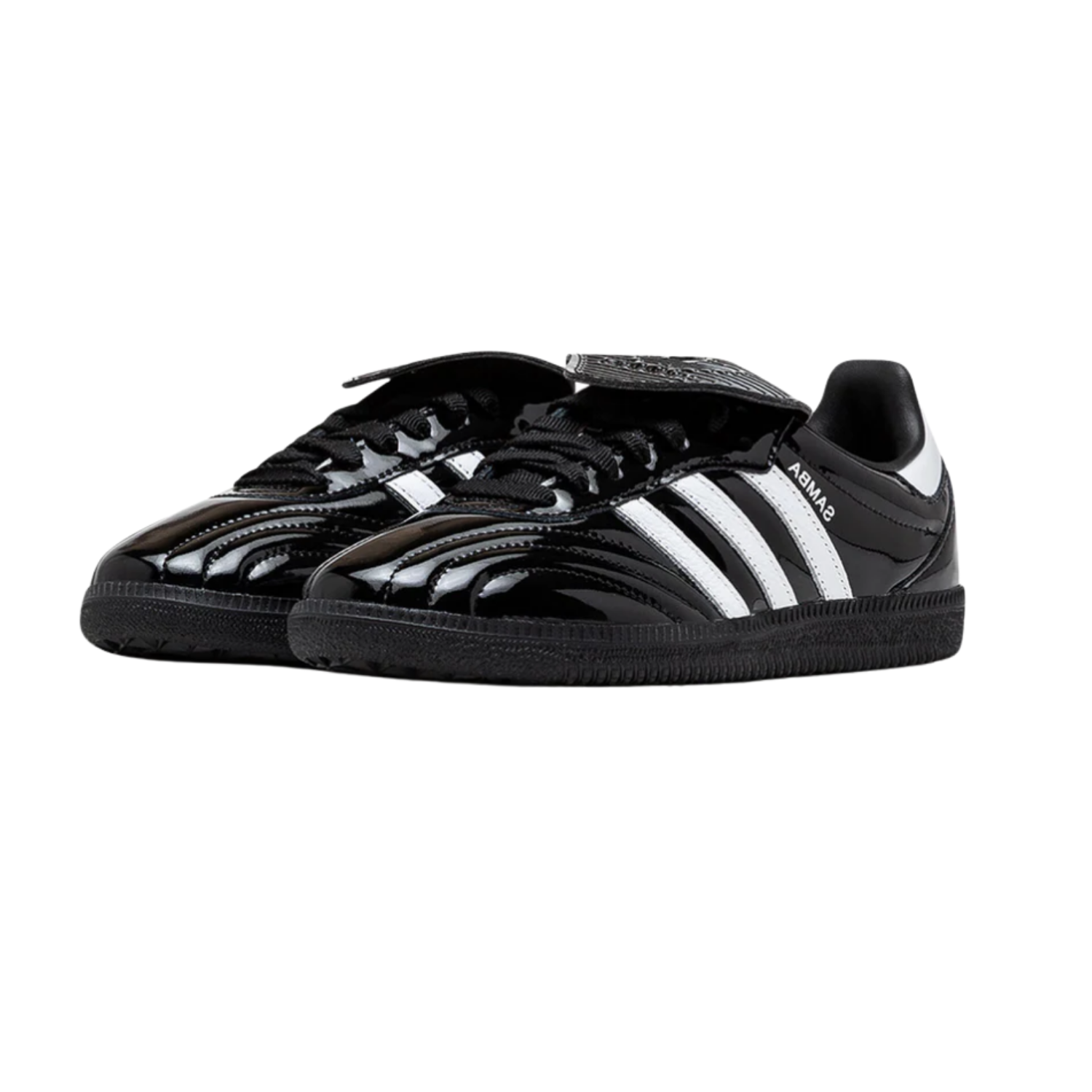 Adidas Samba LT Black White Patent Leather - Razan Sneakers