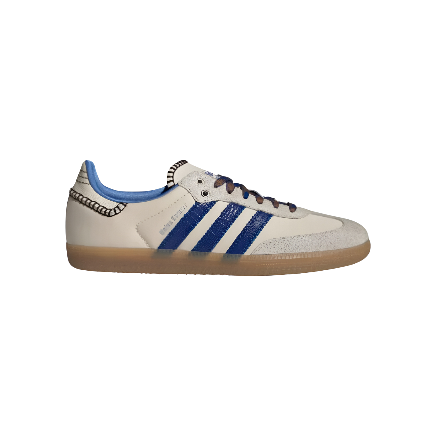 Adidas Samba Nylon Wales Bonner Wonder Clay Royal Blue - Razan Sneakers