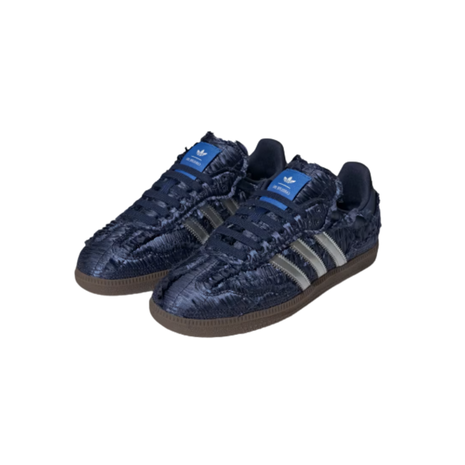 Adidas Samba OG Caroline Hu Satin Dark Blue Silver (W) - Razan Sneakers