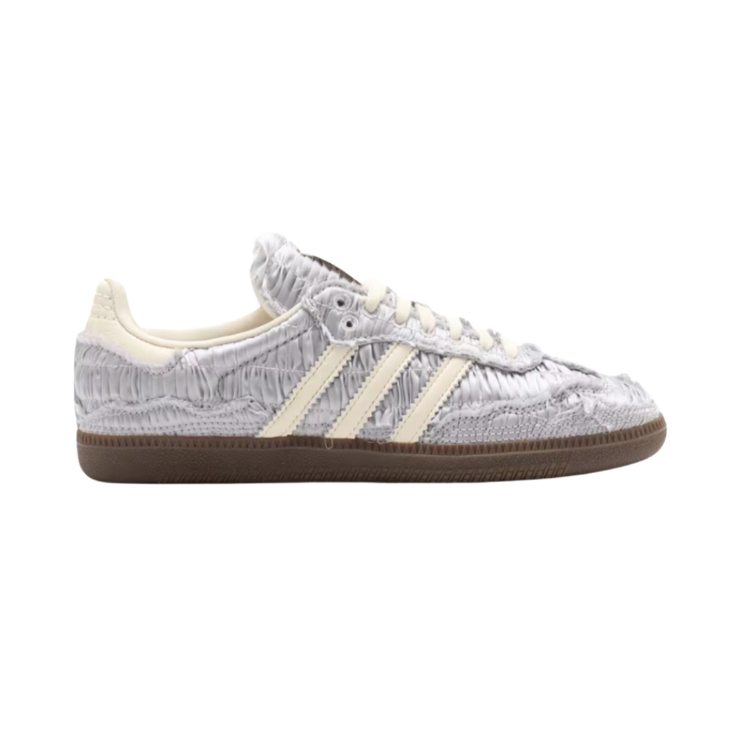 Adidas Samba OG Caroline Hu Satin Silver Metallic (W) - Razan Sneakers