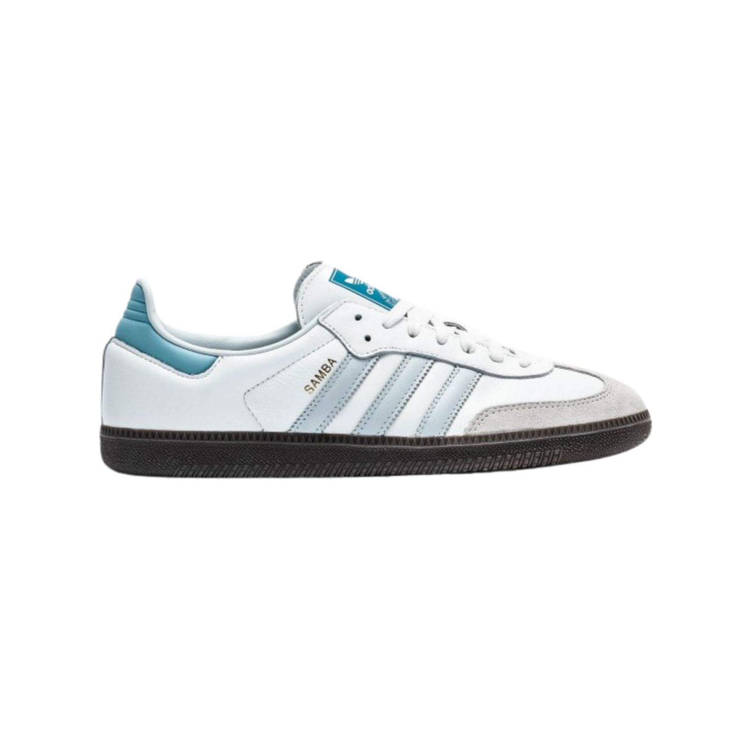 Adidas Samba OG Core White Blue Gum - Razan Sneakers