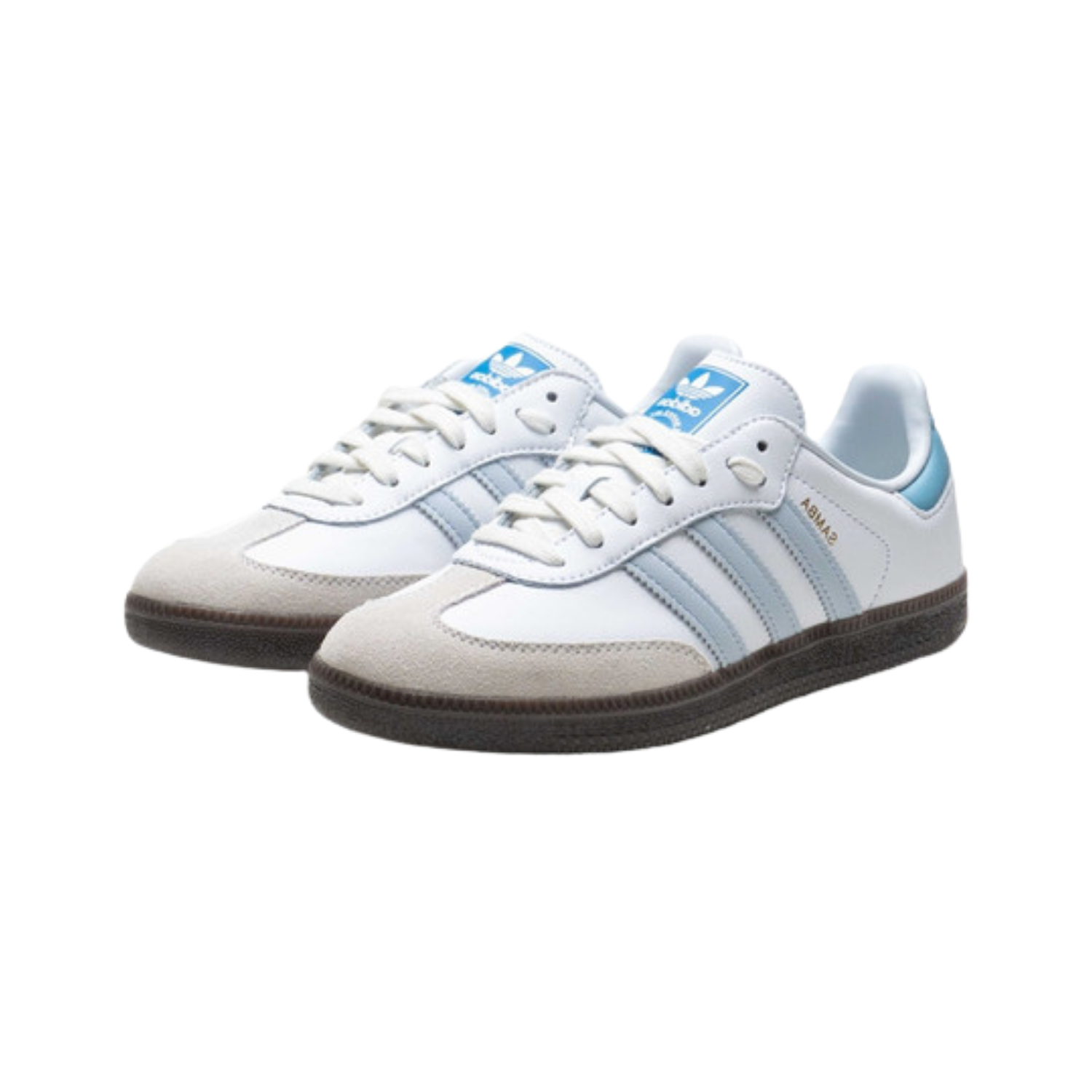Adidas Samba OG Core White Blue Gum - Razan Sneakers
