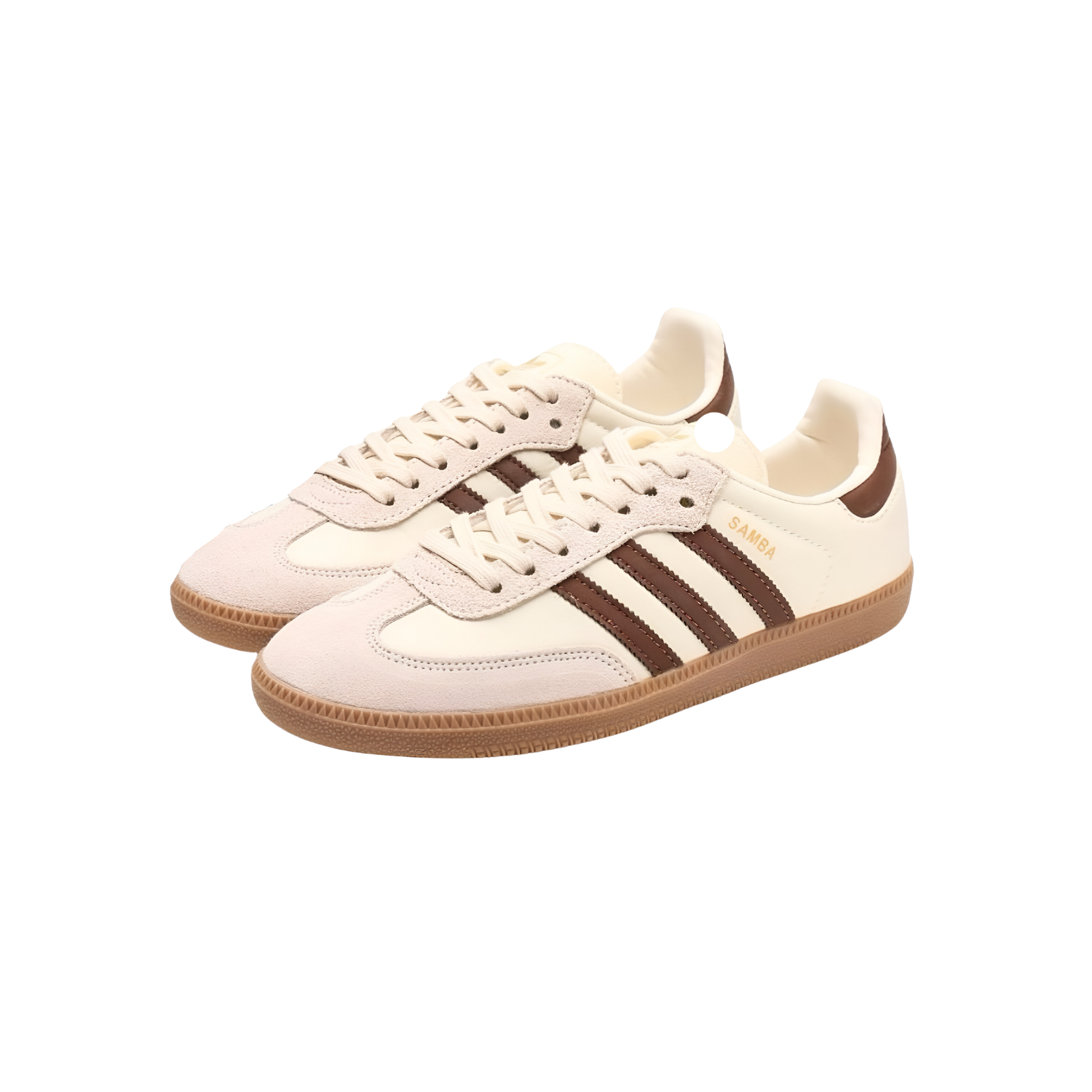 Adidas Samba OG Cream White Preloved Brown - Razan Sneakers