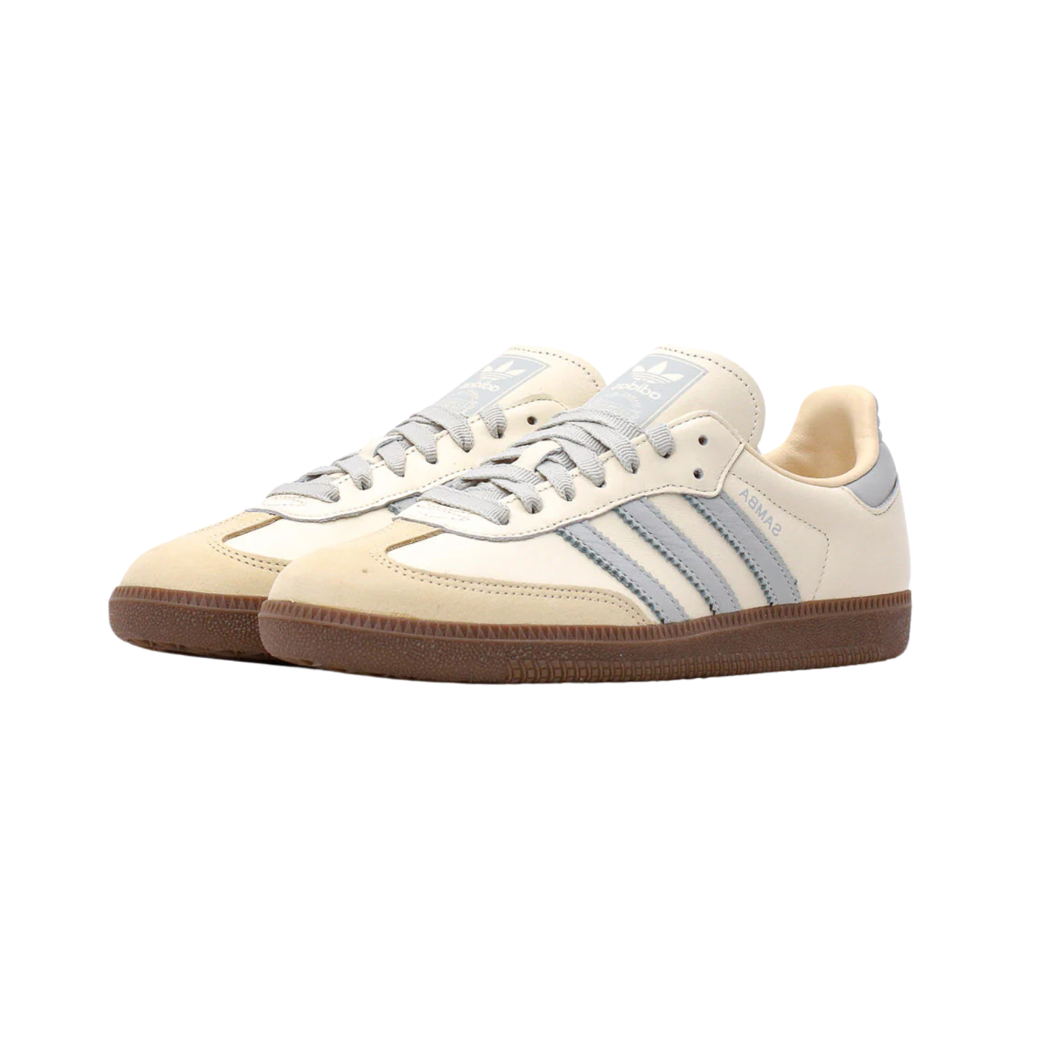 Adidas Samba OG Cream White Wonder Silver (W) - Razan Sneakers