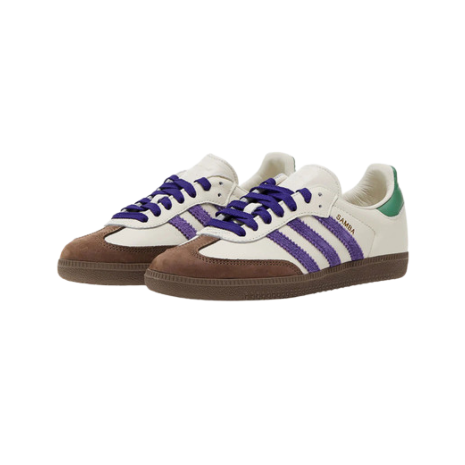 Adidas Samba OG Off White Core Purple Green Brown (W)  - Razan Sneakers