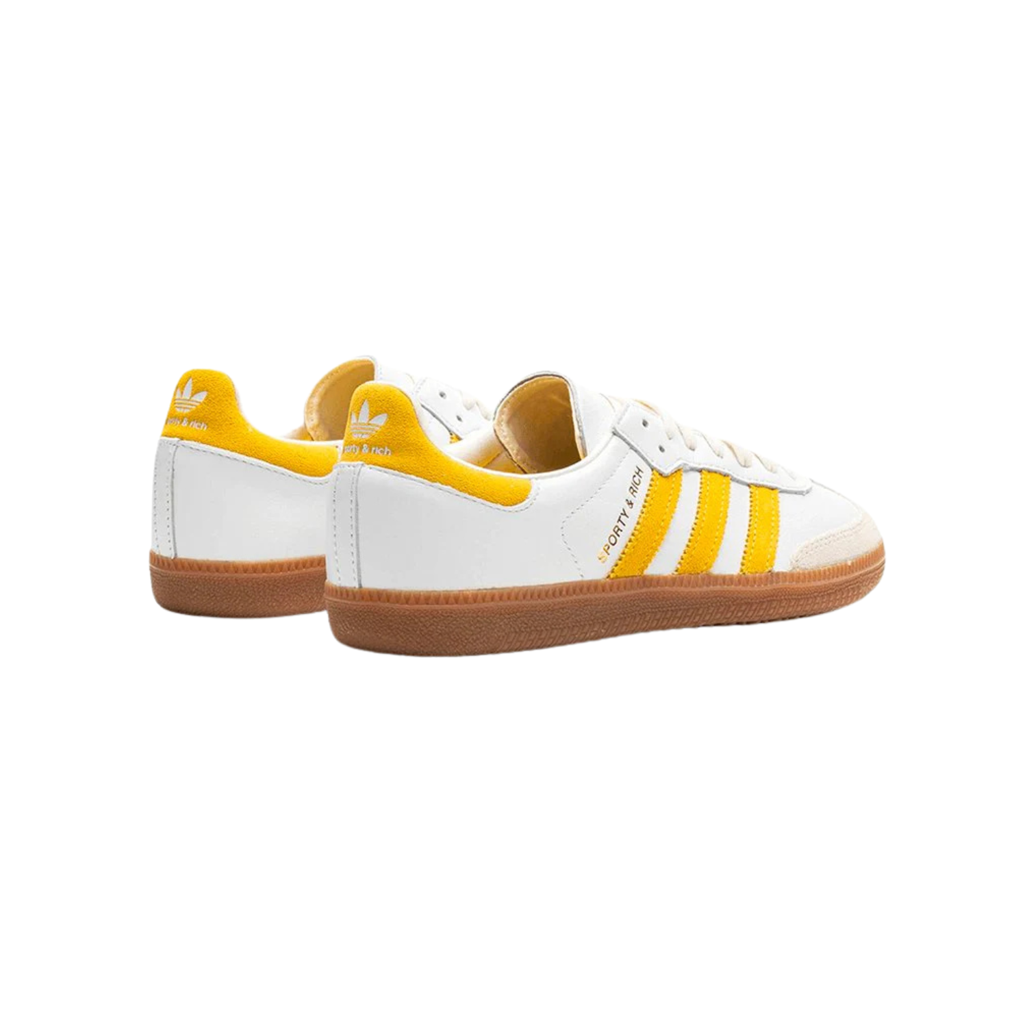 Adidas Samba OG Sporty And Rich White Bold Gold - Razan Sneakers