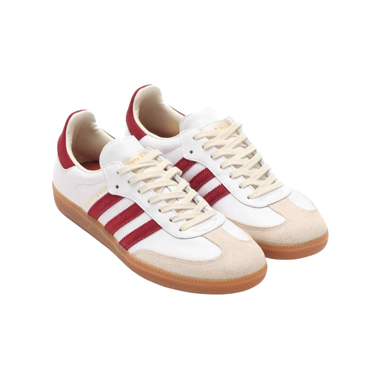 Adidas Samba OG Sporty And Rich White Burgundy - Razan Sneakers