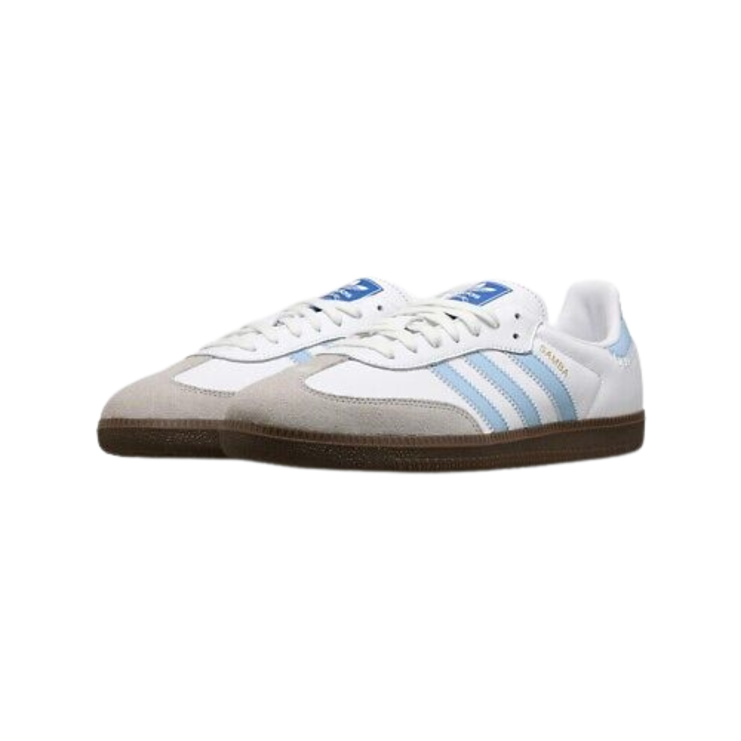 Adidas Samba OG White Clear Sky Blue Gum  - Razan Sneakers
