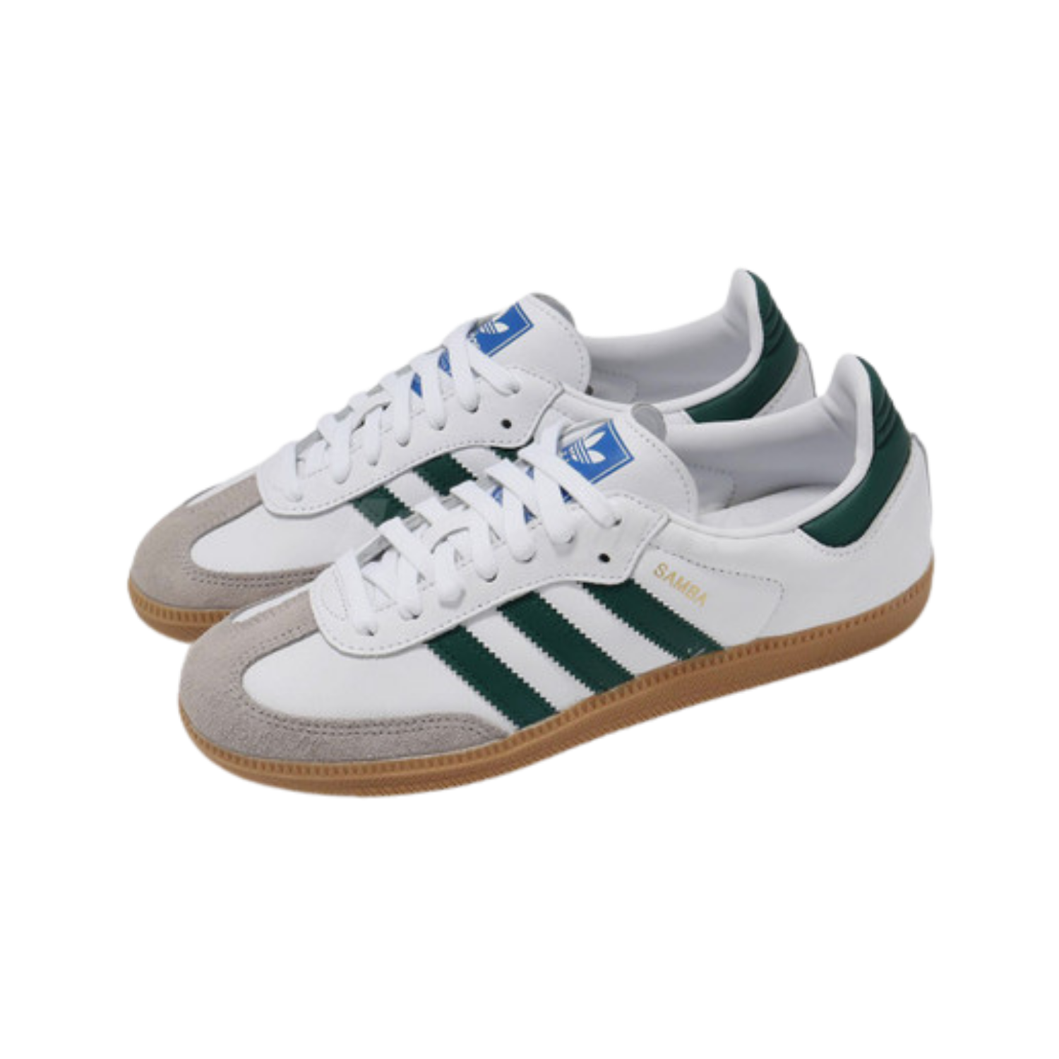 Adidas Samba OG White Collegiate Green Gum - Razan Sneakers