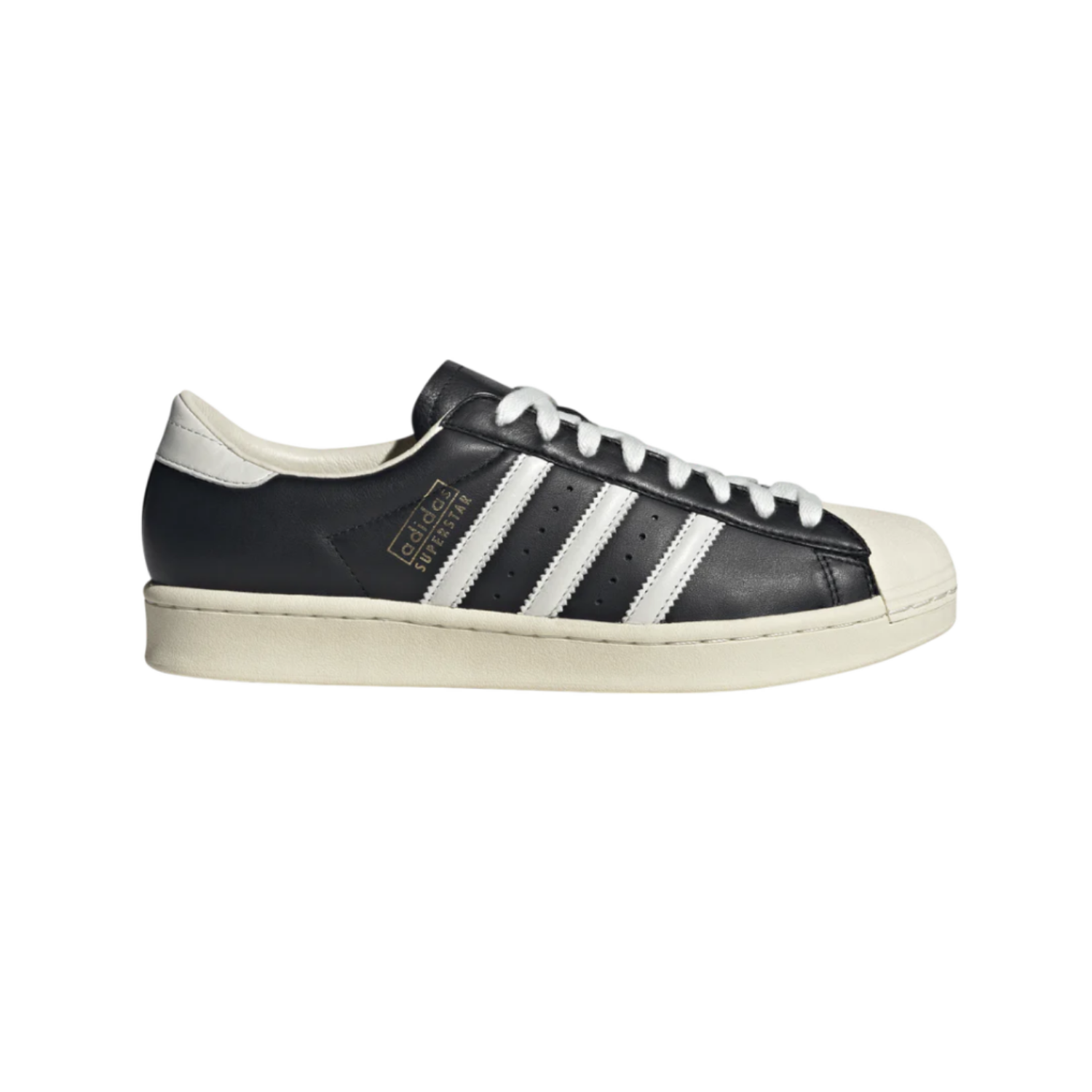Adidas Superstar Vintage Black White Cream White - Razan Sneakers
