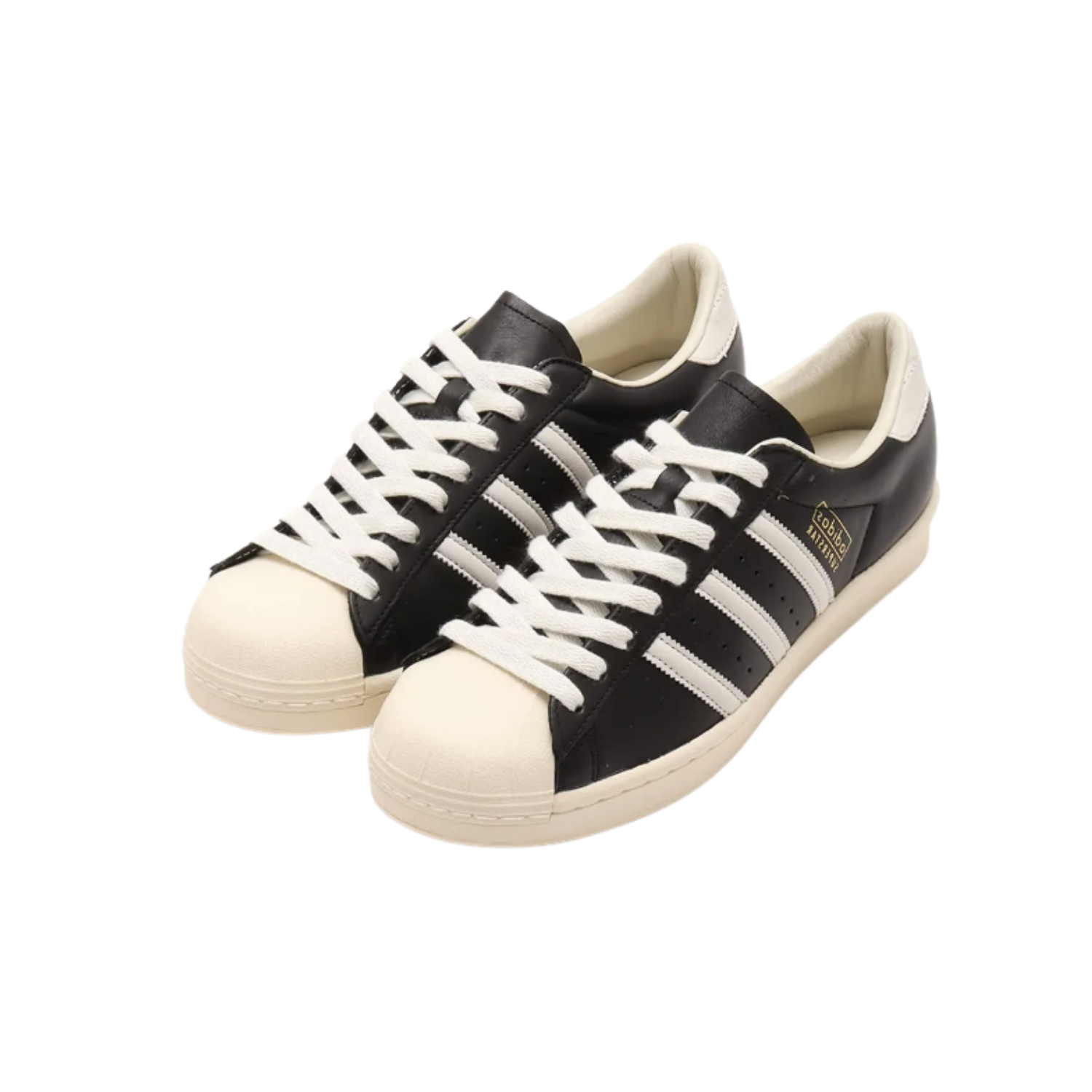 Adidas Superstar Vintage Black White Cream White - Razan Sneakers