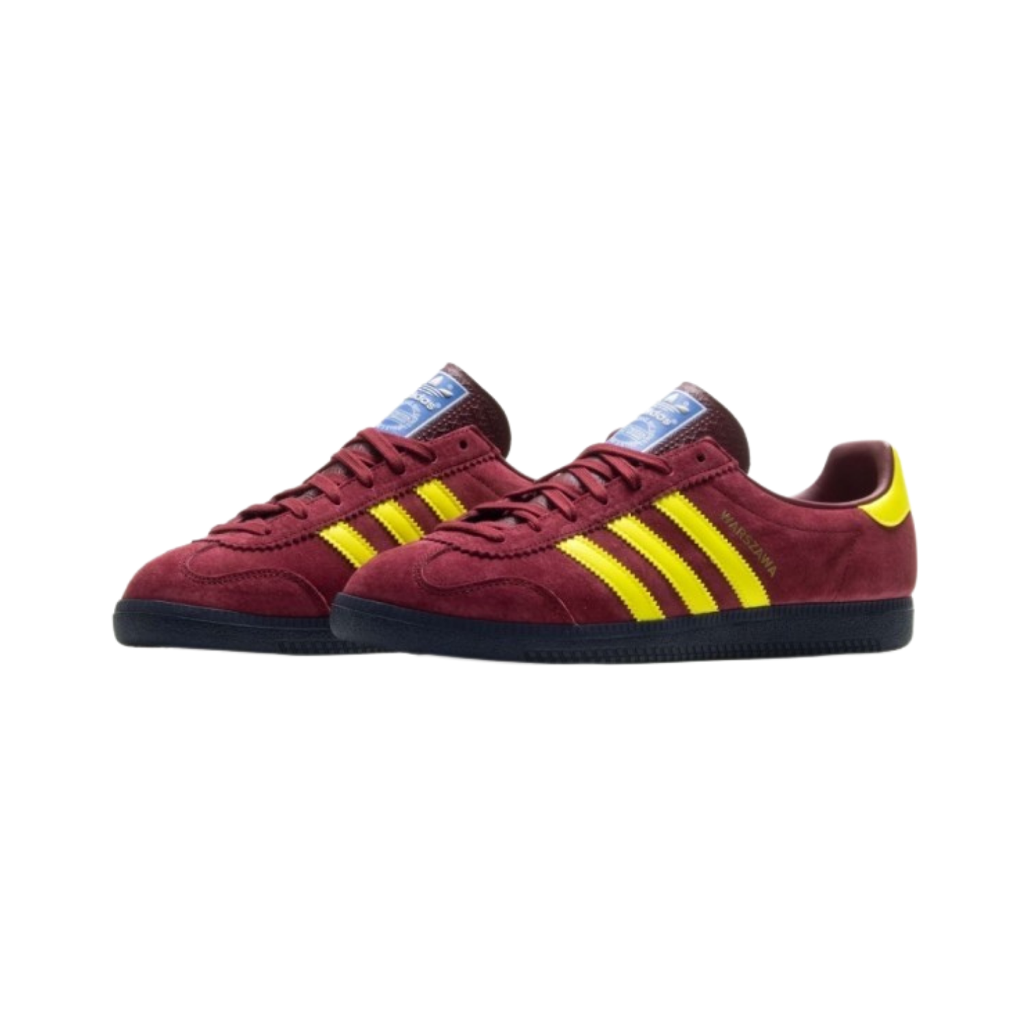Adidas Warszawa SPZL Noble Maroon Bright Yellow  - Razan Sneakers
