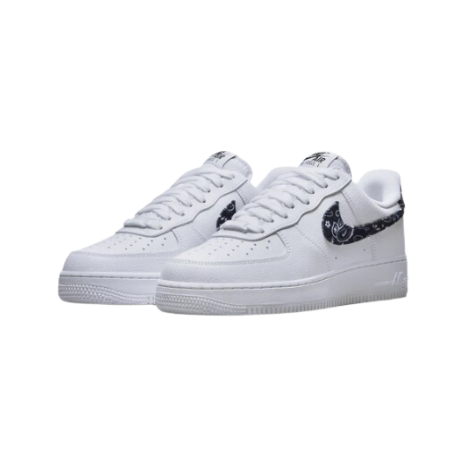 Air Force 1 Low Essentials White Black Paisley (W) - Razan Sneakers