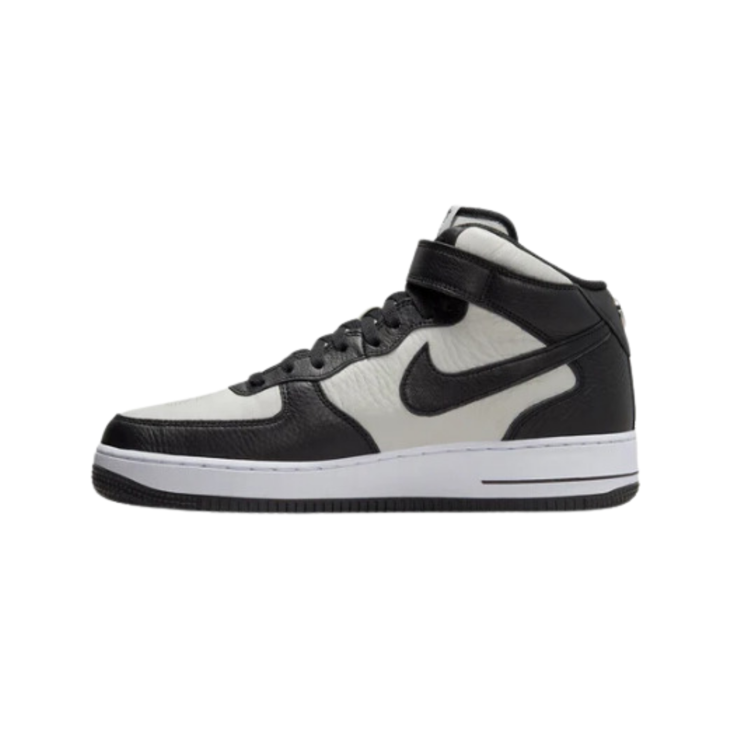 Air Force 1 Mid Stussy Black White Panda - Razan Sneakers