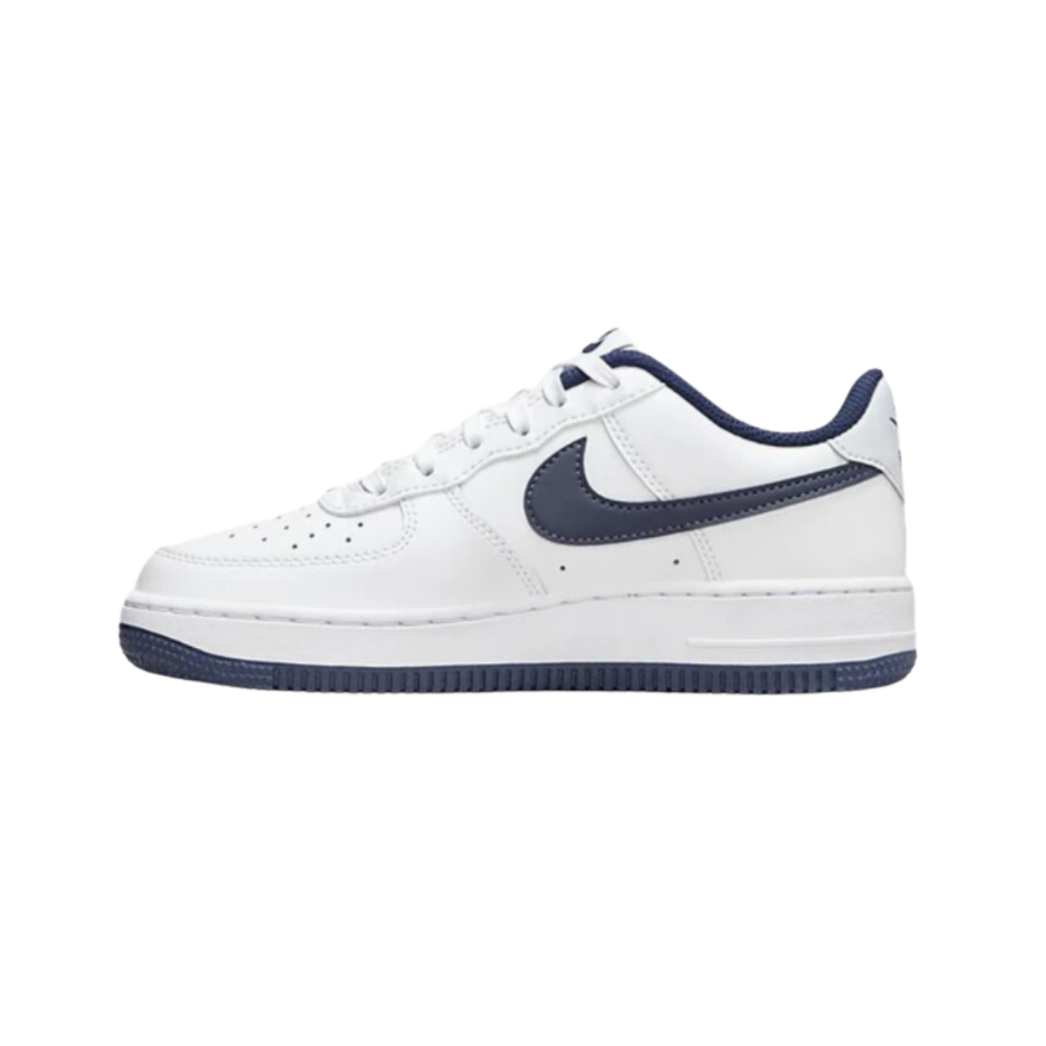 Air Force 1 White Dark Blue (GS) - Razan Sneakers