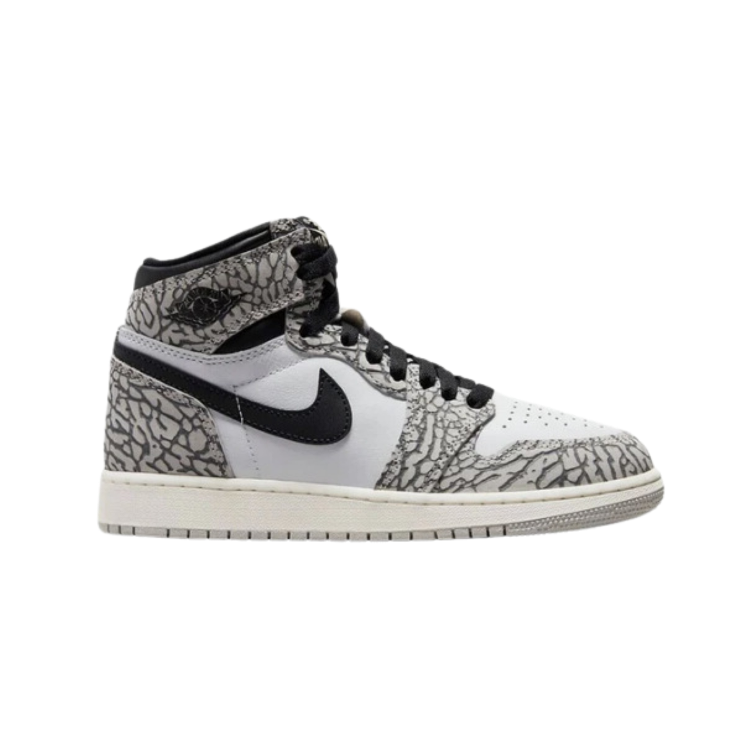 Air Jordan 1 High OG White Cement (GS) - Razan Sneakers