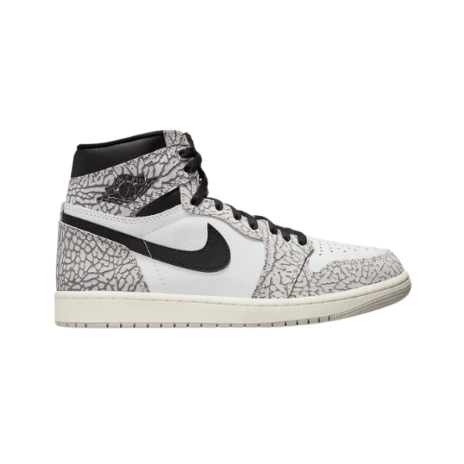 Air Jordan 1 High OG White Cement  - Razan Sneakers