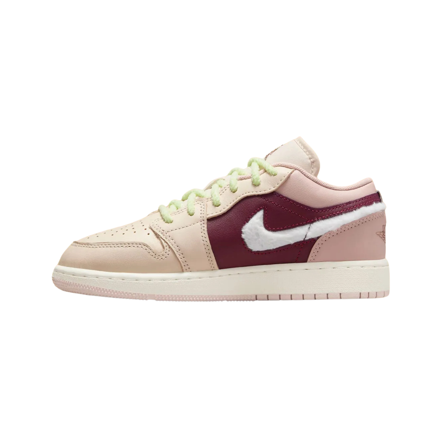 Air Jordan 1 Low Fur Swoosh (GS) - Razan Sneakers