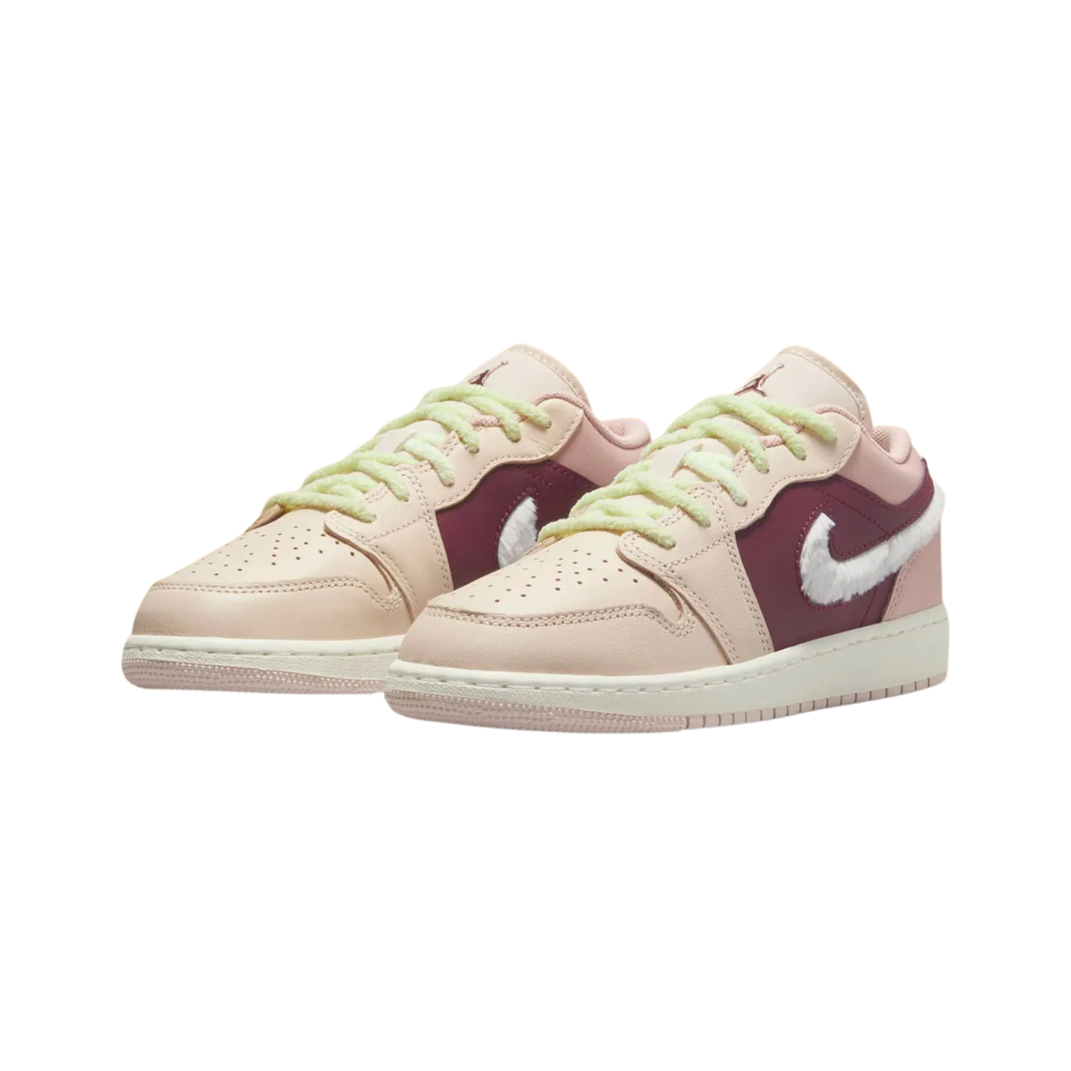 Air Jordan 1 Low Fur Swoosh (GS) - Razan Sneakers