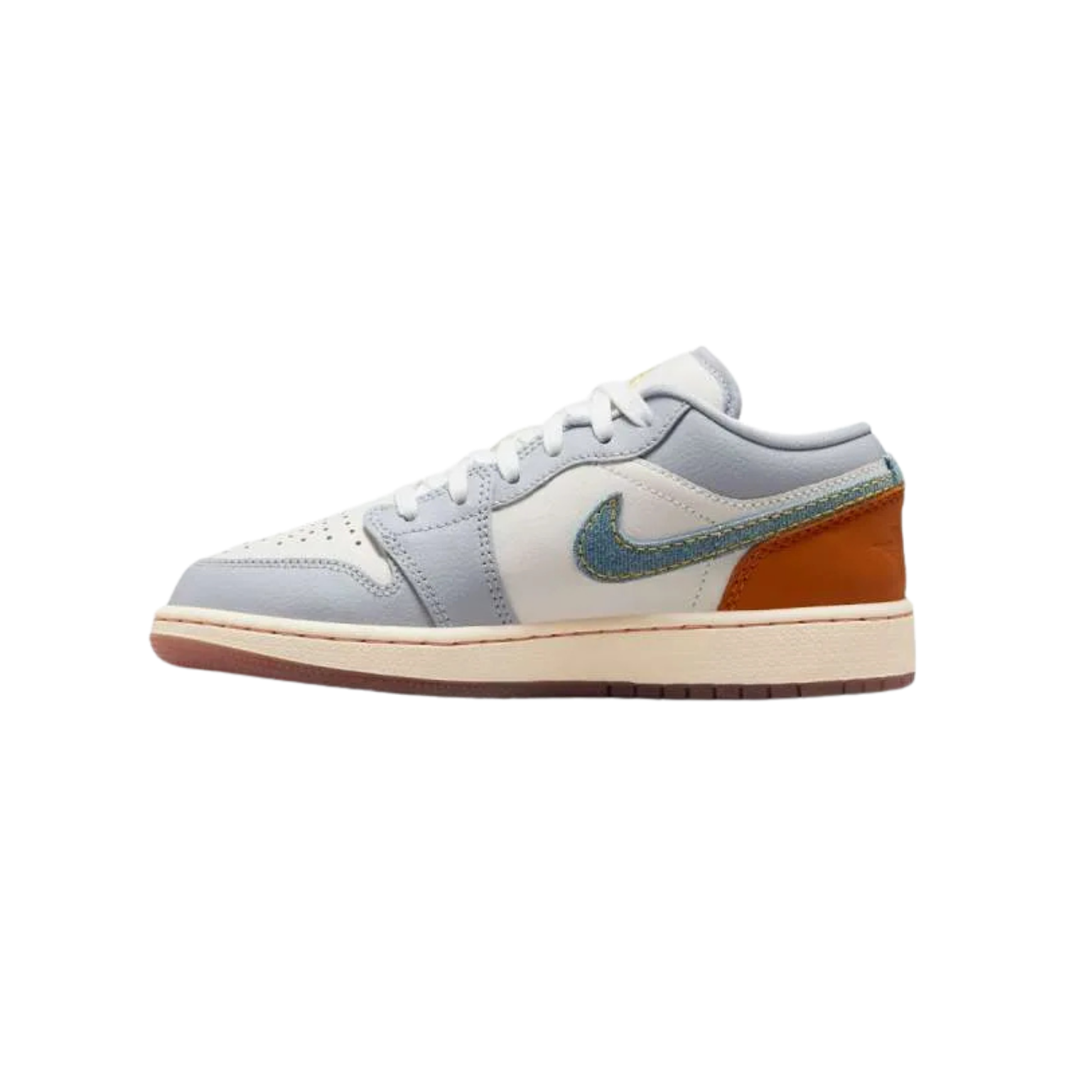 Air Jordan 1 Low Phantom Swoosh Denim (GS) - Razan Sneakers