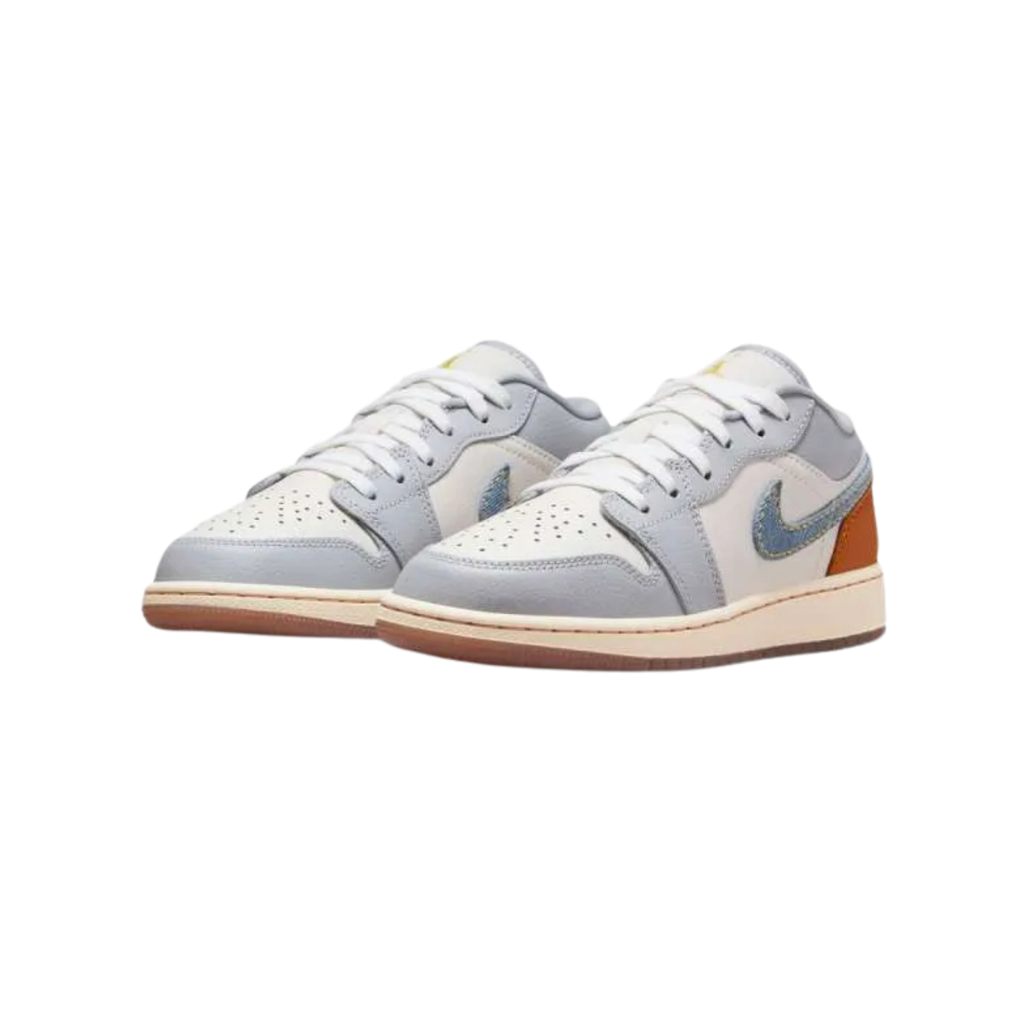 Air Jordan 1 Low Phantom Swoosh Denim (GS) - Razan Sneakers