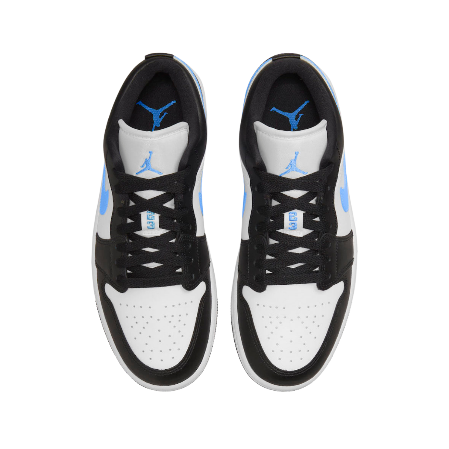 Air Jordan 1 Low black University blue (W) - Razan Sneakers