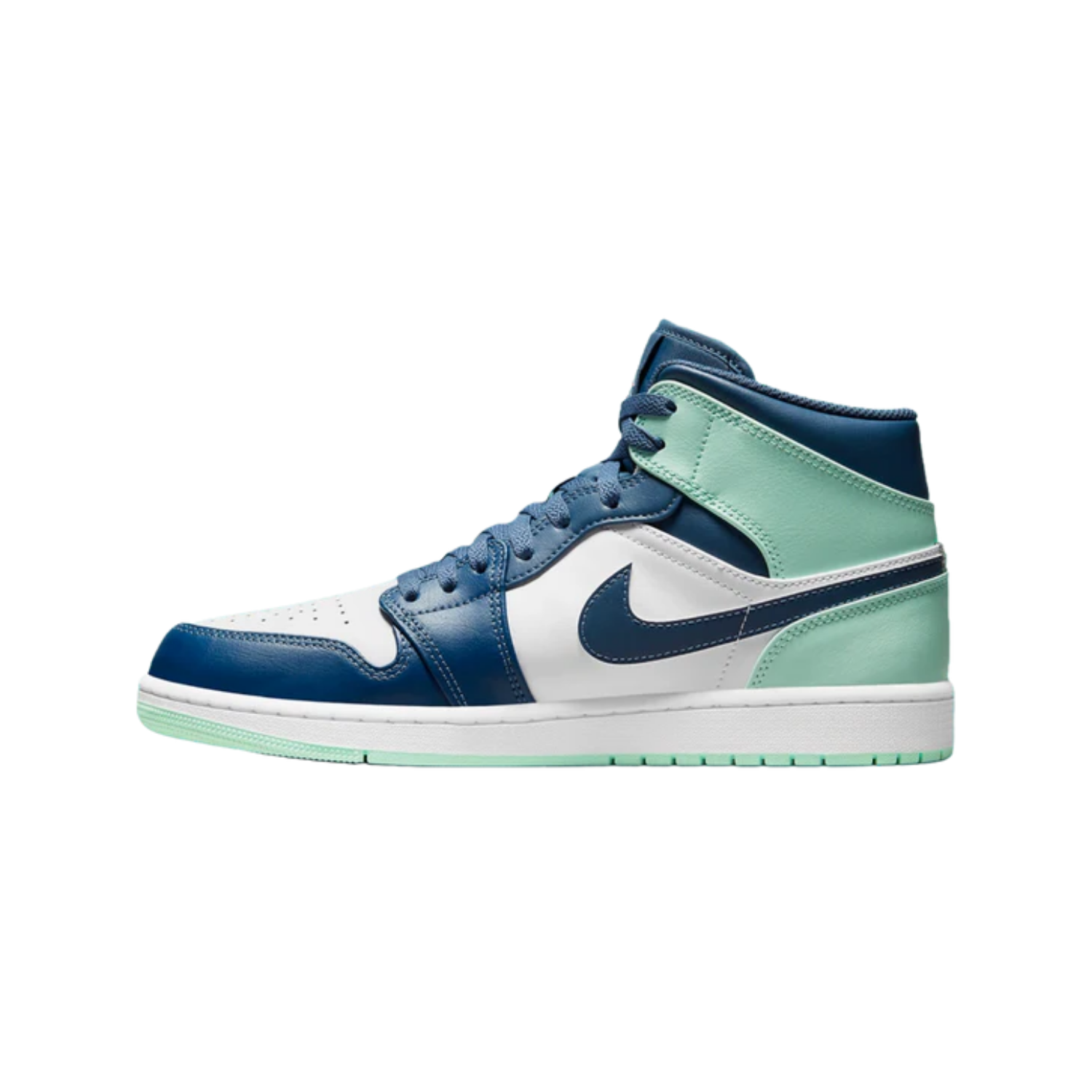 Air Jordan 1 Mid Blue mint (GS) - Razan Sneakers