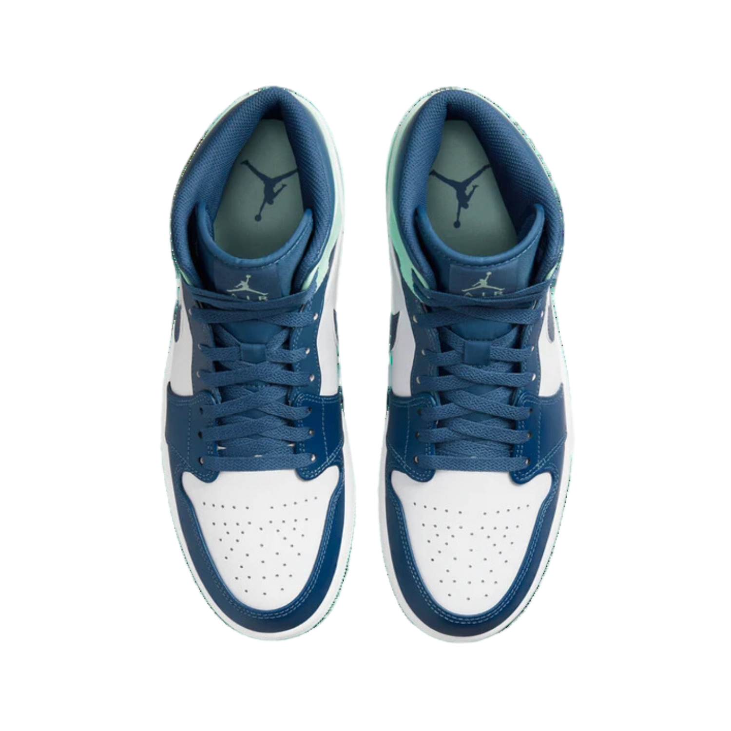 Air Jordan 1 Mid Blue mint (GS) - Razan Sneakers